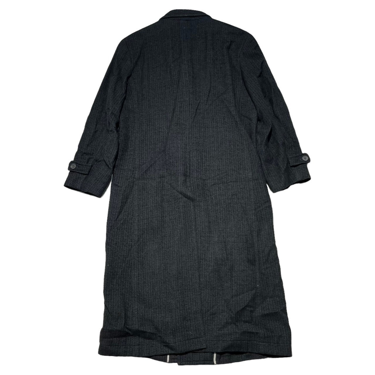 MEN'S TENORAS(ティノラス) スタンドカラーロングコート M ブラック