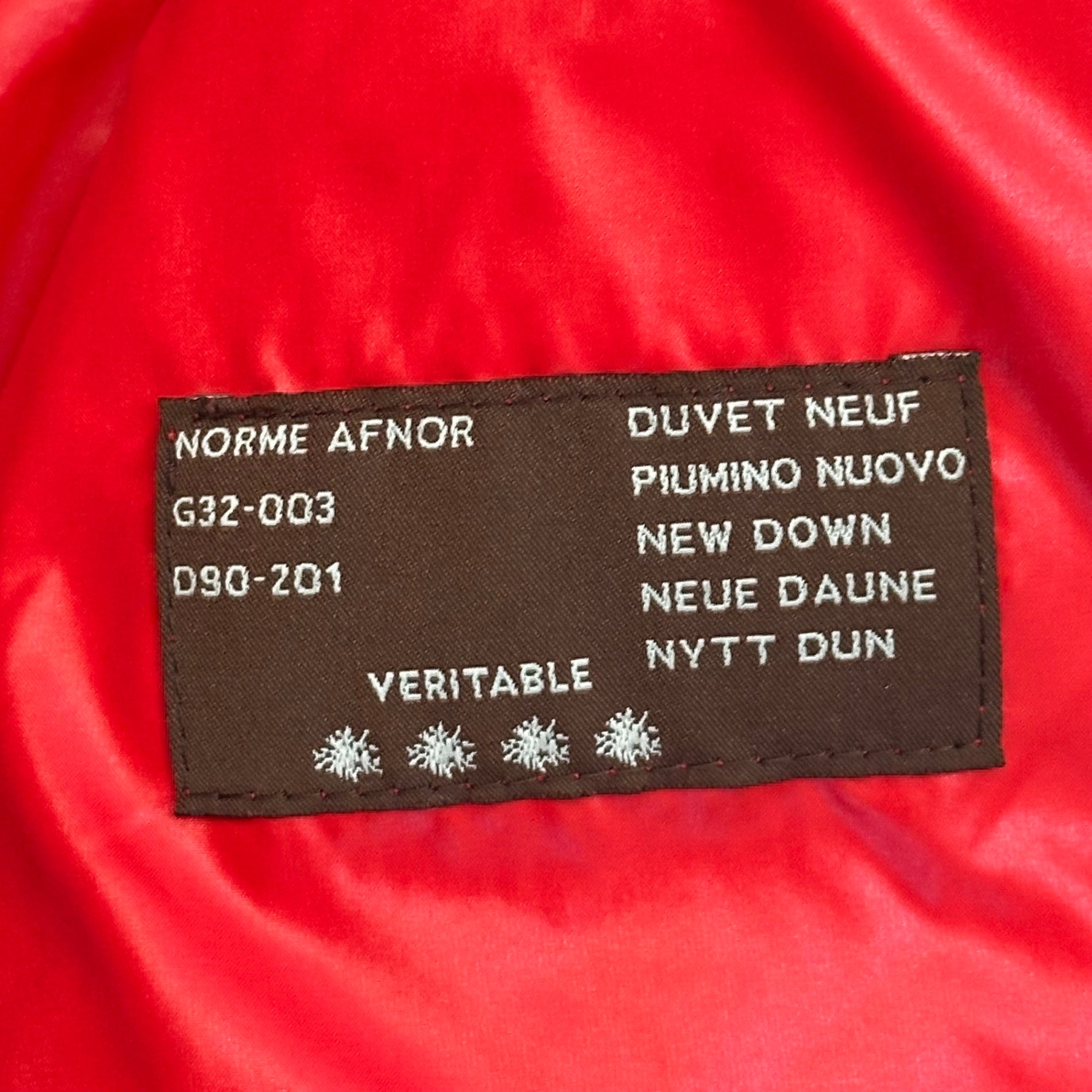 MONCLER(モンクレール) 00's Shiny Down Jacket シャイニー ダウン ジャケット 220--093-45300-50 0(XS程度) レッド ペッパージャパンコーポレーションタグ