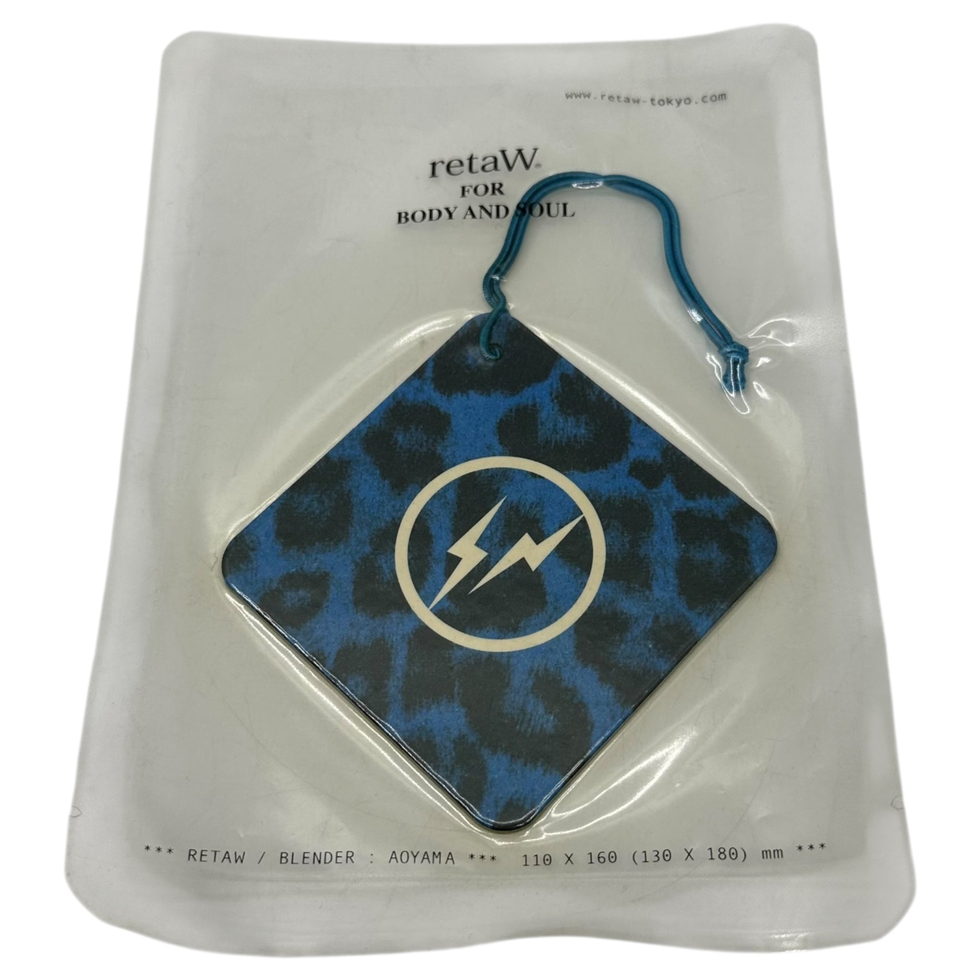 V.A. fragment(フラグメント) × retaW car tag カータグ 芳香剤 ブルー×ブラック