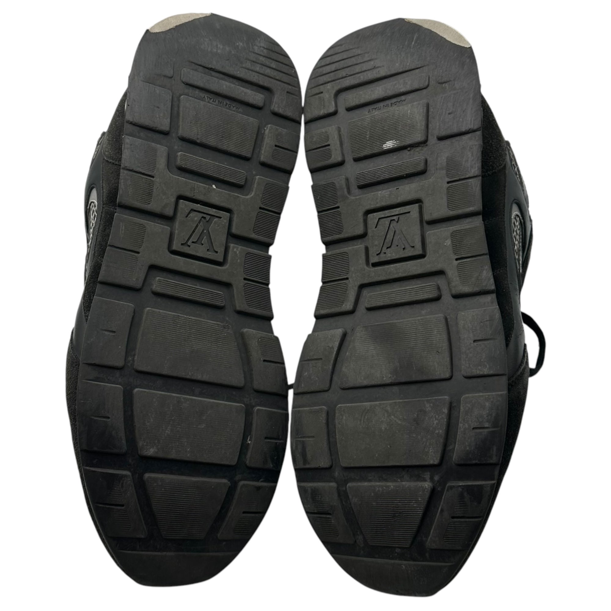 LOUIS VUITTON(ルイヴィトン) Run Away Line Sneaker ランアウェイ ライン スニーカー 1A9J1D 9(約27.5cm 〜 28.0cm) ブラック×グレー