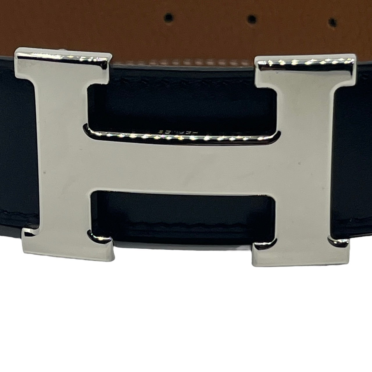 HERMES(エルメス) 03's CONSTANCE belt/コンスタンス Hバックルベルト/リバーシブル 80 ブラック×ブラウン □G刻印