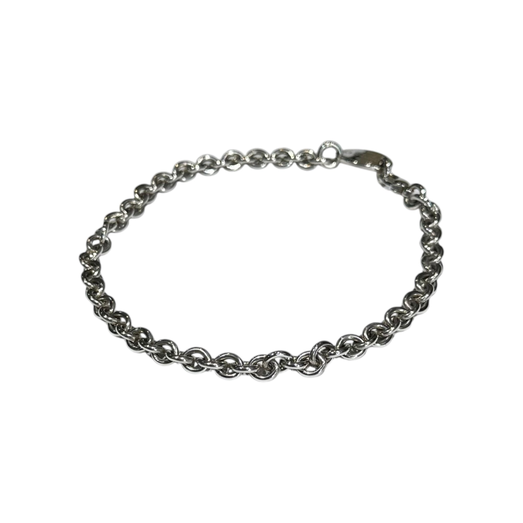TIFFANY & CO.(ティファニー) Round Return to Chain Necklace ラウンド リターントゥ チェーン ネックレス シルバー シルバー ブレスレットとして併用可能