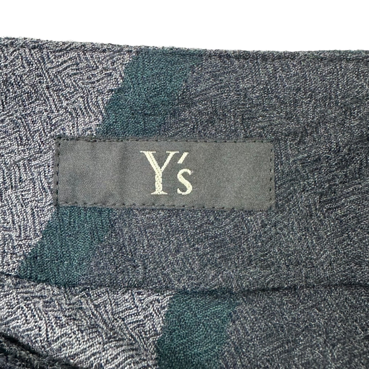 Y's(ワイズ) Asymmetrical flare wool long skirt アシンメトリー フレア ウール ロング スカート YS-S15-122 1 グレー