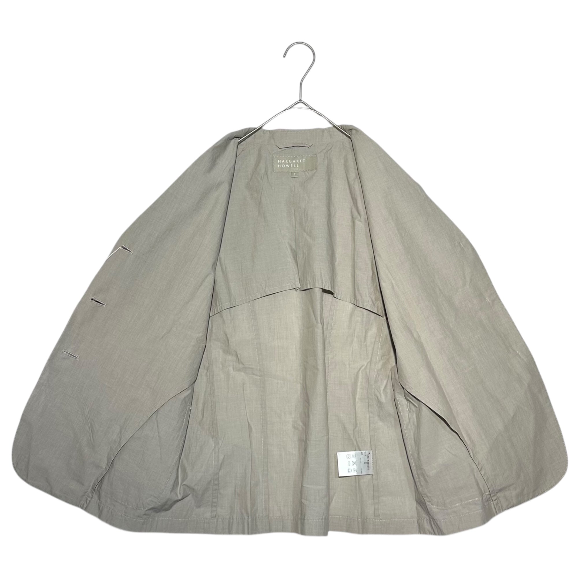 MARGARET HOWELL(マーガレットハウエル) Cotton Casual Jacket コットン カジュアル ジャケット 578-5220001 2(M程度) グレー