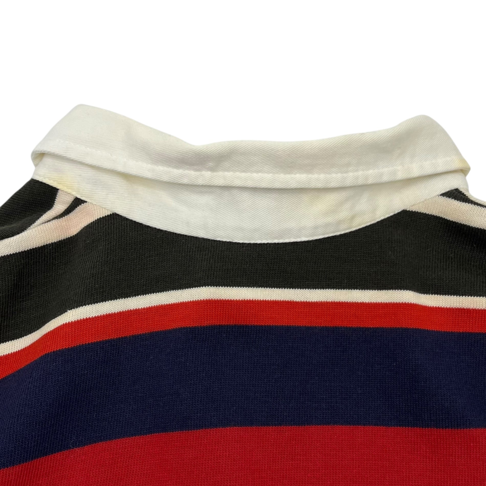 STUSSY(ステューシー) 90's~00's Multicolor striped rugby shirt マルチカラー ボーダー ラガー シャツ XL マルカラー USA製