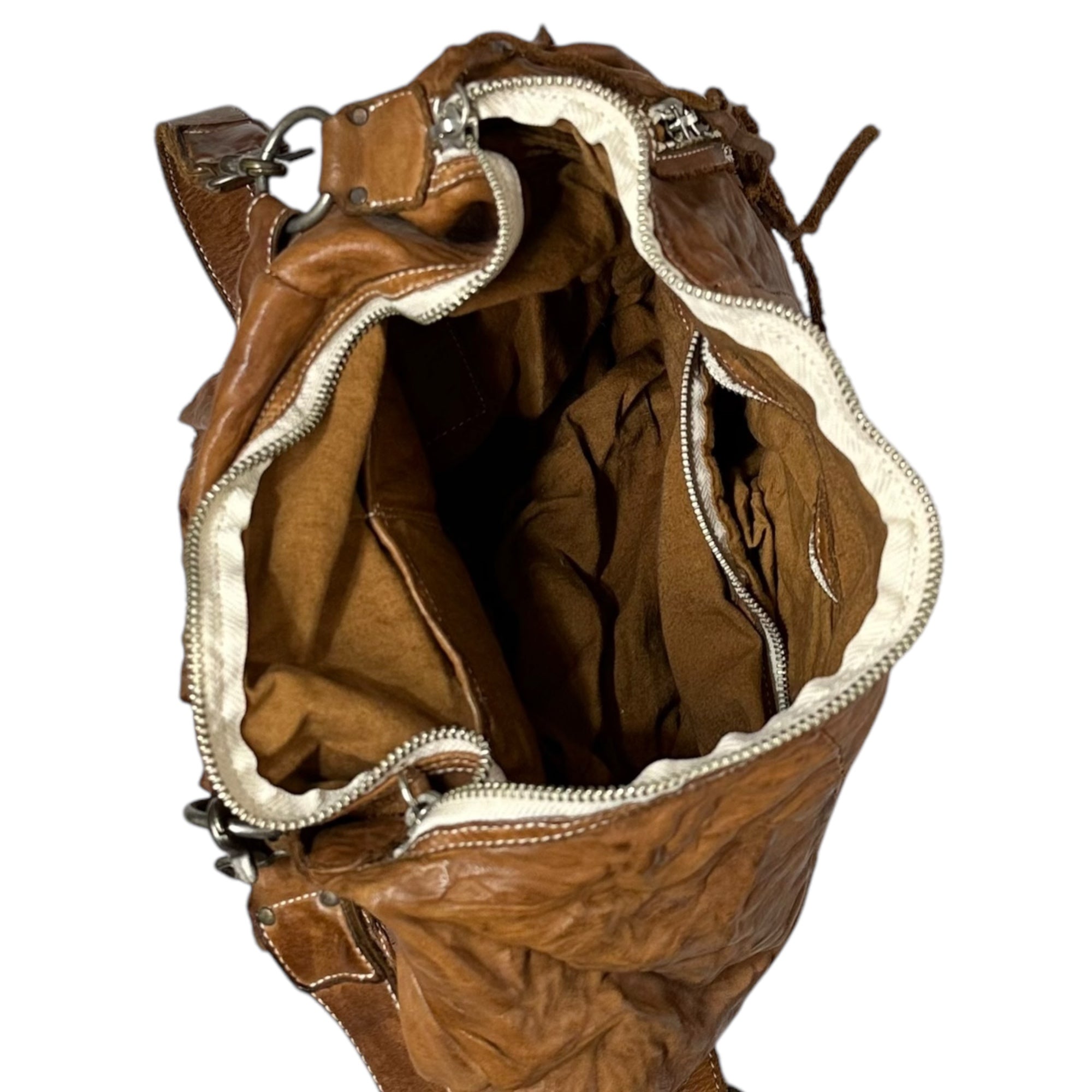 SISII(シシ) 2AWY Leather Shoulder Bags レザー ショルダー バッグ ブラウン