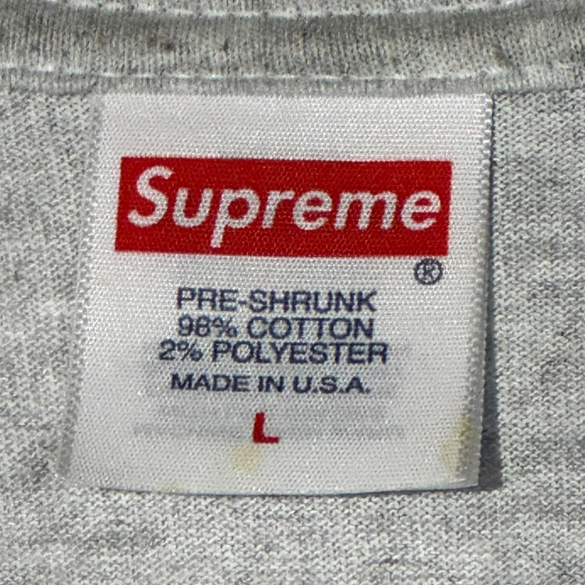 SUPREME(シュプリーム) 23AW CAMO BOX LOGO TEE カモ ボックス ロゴ Tシャツ L グレー×カーキ
