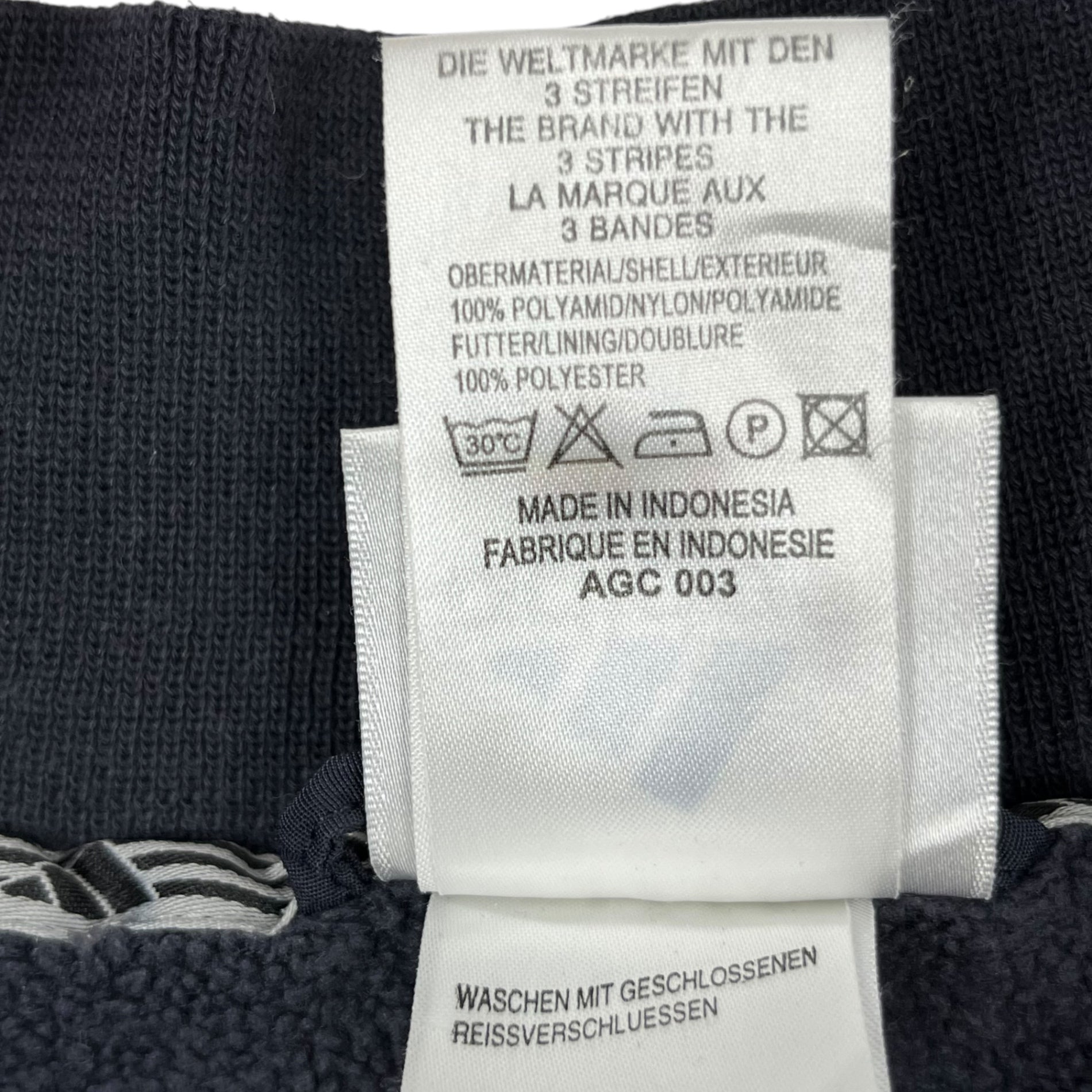 adidas(アディダス) 00's sleeve line nylon anorak pullover jacket 00's 袖ライン ナイロン アノラック プルオーバー ジャケット XXXXO ブラック×グレー