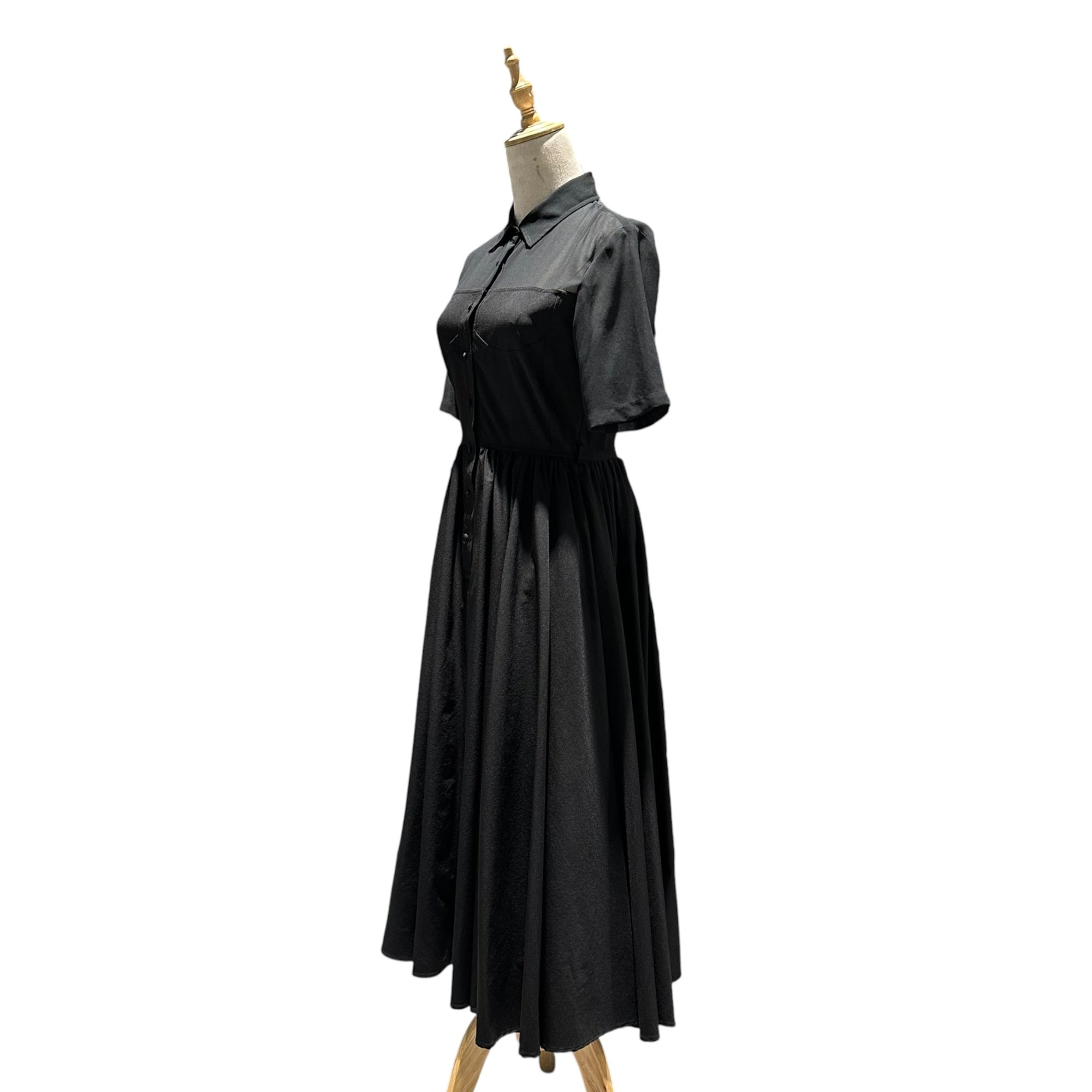 AMERI(アメリ) 2021SS CORSET DOCKING DRESS コルセットドッキングドレス ワンピース 01110541040 S ブラック