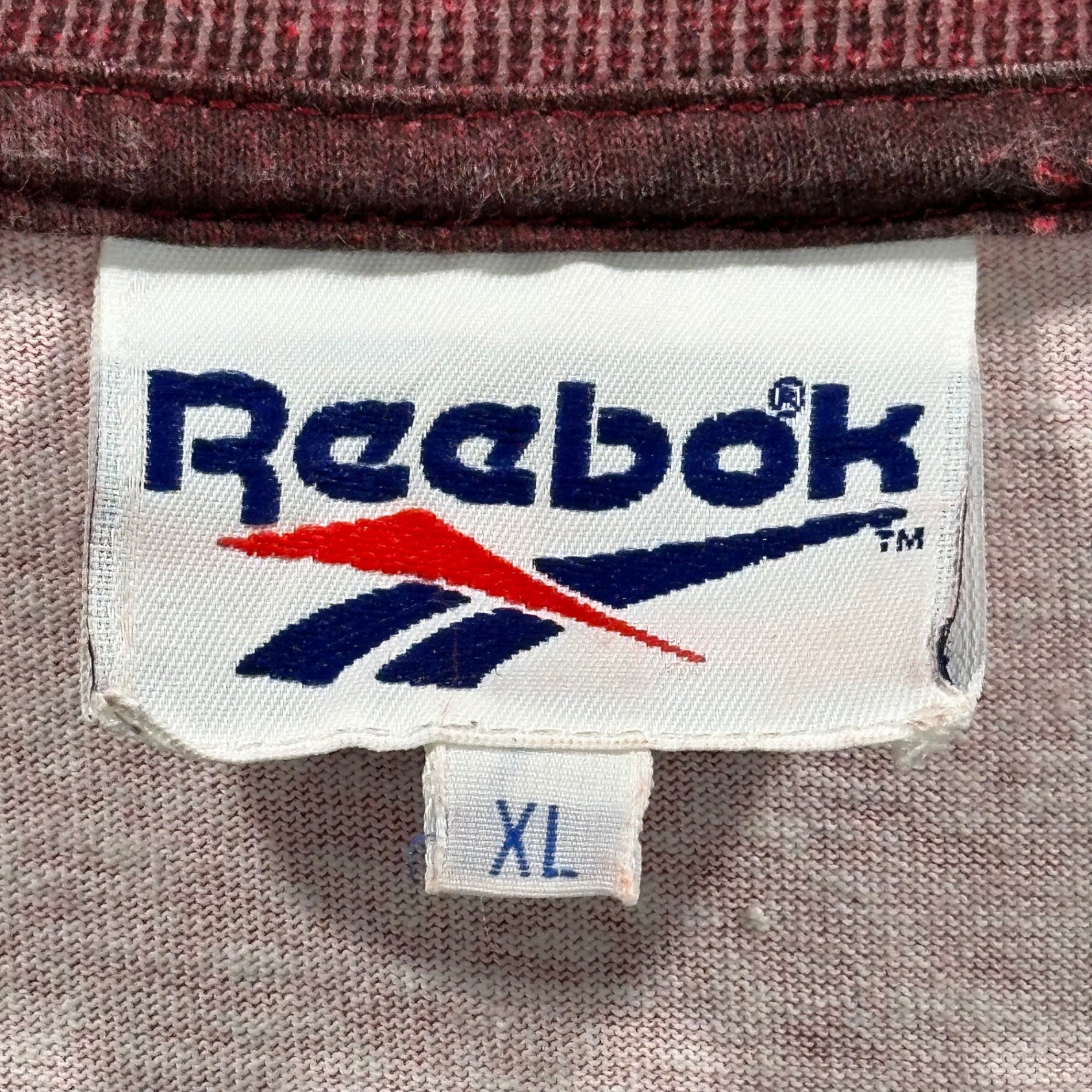 Reebok(リーボック) 90’s BLACKTOP Graphic Mesh Layered Tee グラフィック メッシュ レイヤード Tシャツ XL レッド×グレー 90年代