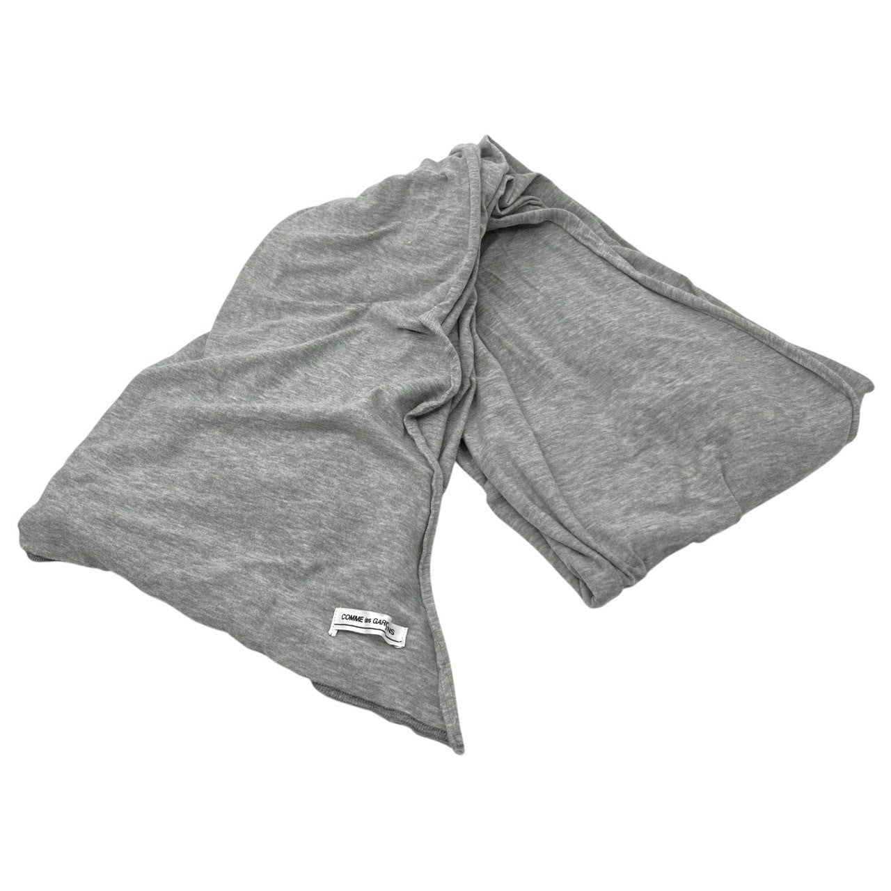 COMME des GARCONS(コムデギャルソン) Cut and sewn large stole カットソー地 大判 ストール グレー