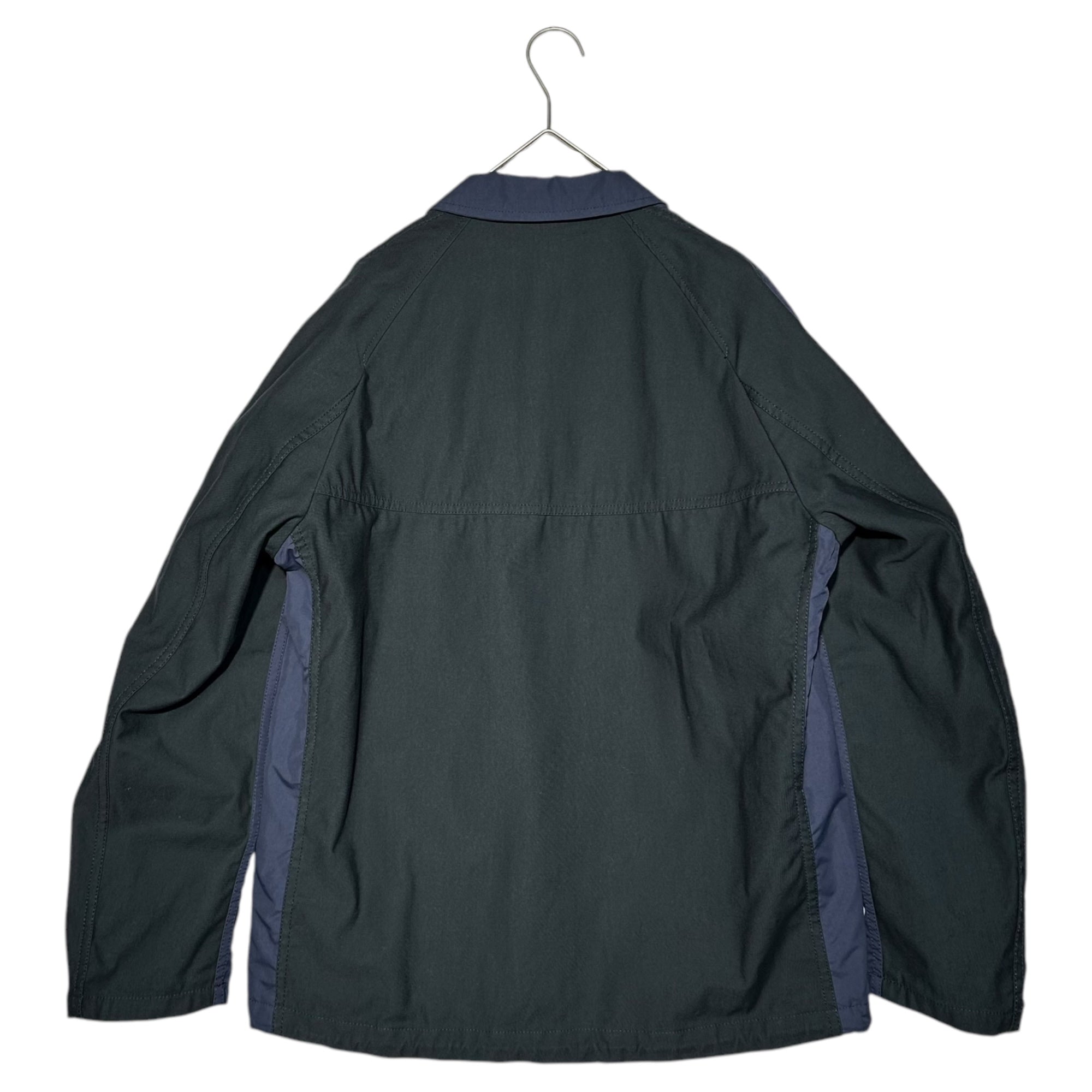 COMME des GARCONS HOMME(コムデギャルソンオム) 19SS Check lining nylon coach jacket チェック ライニング ナイロン コーチ ジャケット HE-J021 S ネイビー AD2019