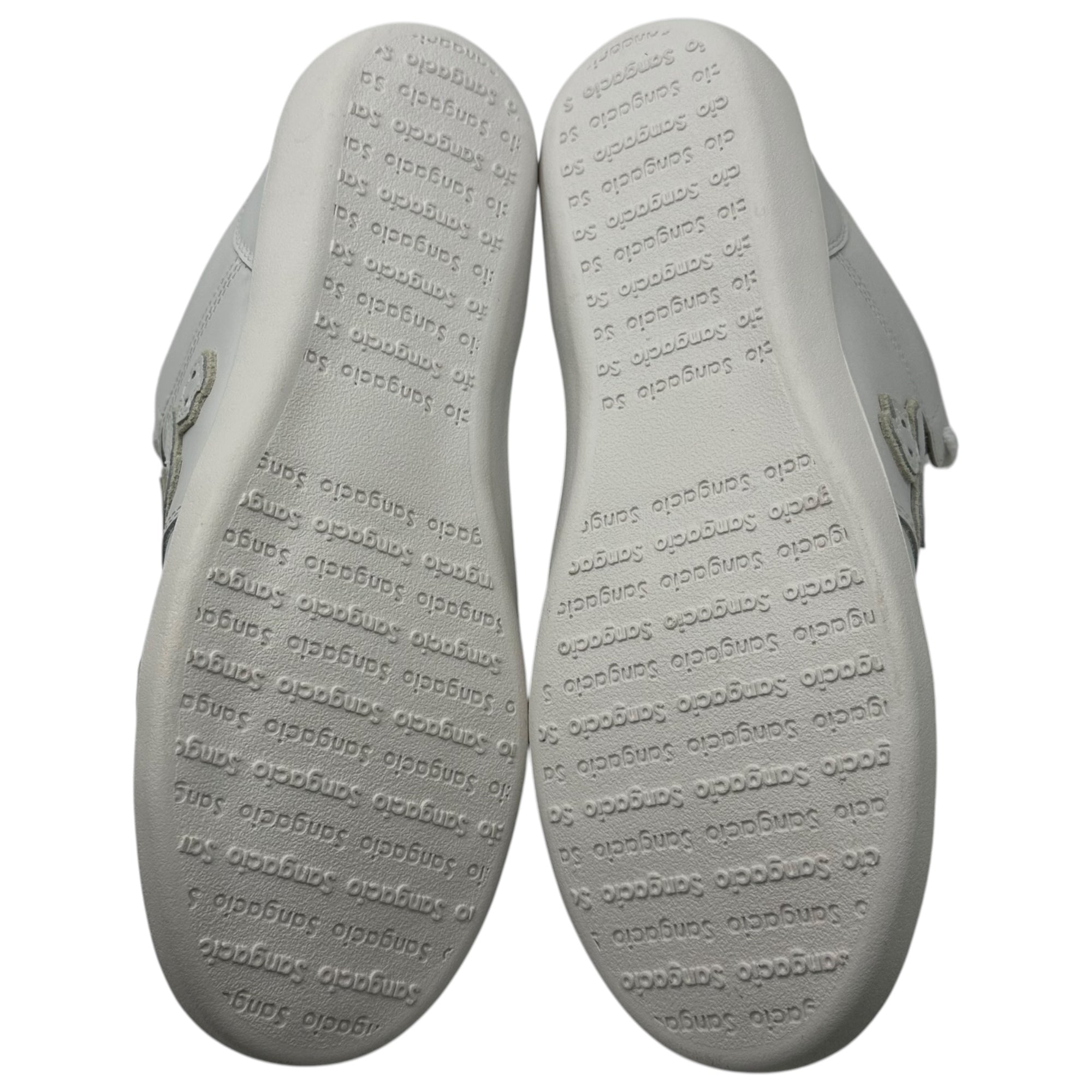 Sangacio(サンガッチョ) × Banksy にゅ~ず 『BONSAI』 BRANDALISED ローカット スニーカー 27.5cm ホワイト×ブラウン コラボ