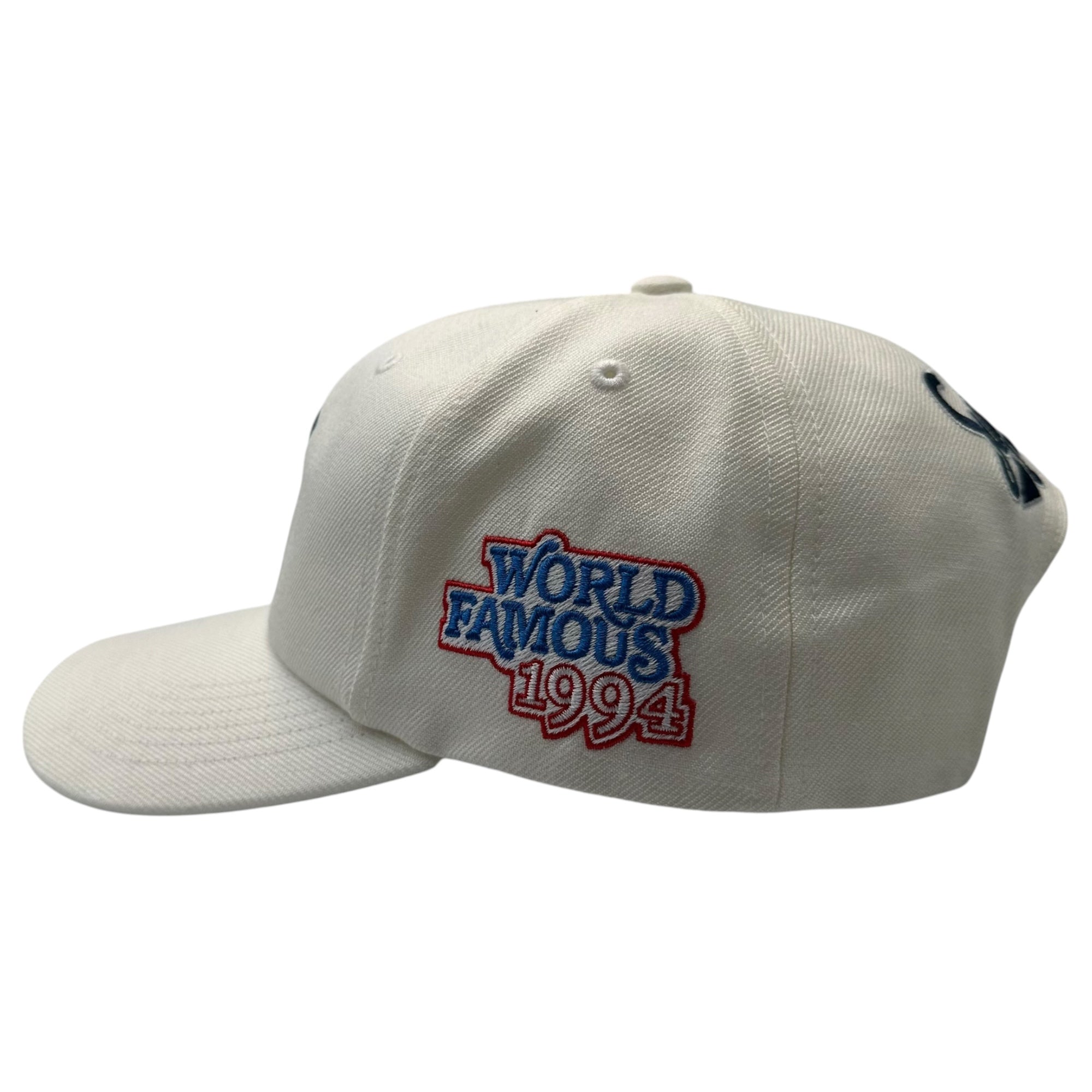 SUPREME(シュプリーム) 2025SS World Famous S Logo 6-Panel Cap ワールド フェイマス エス ロゴ 6 パネル キャップ ホワイト