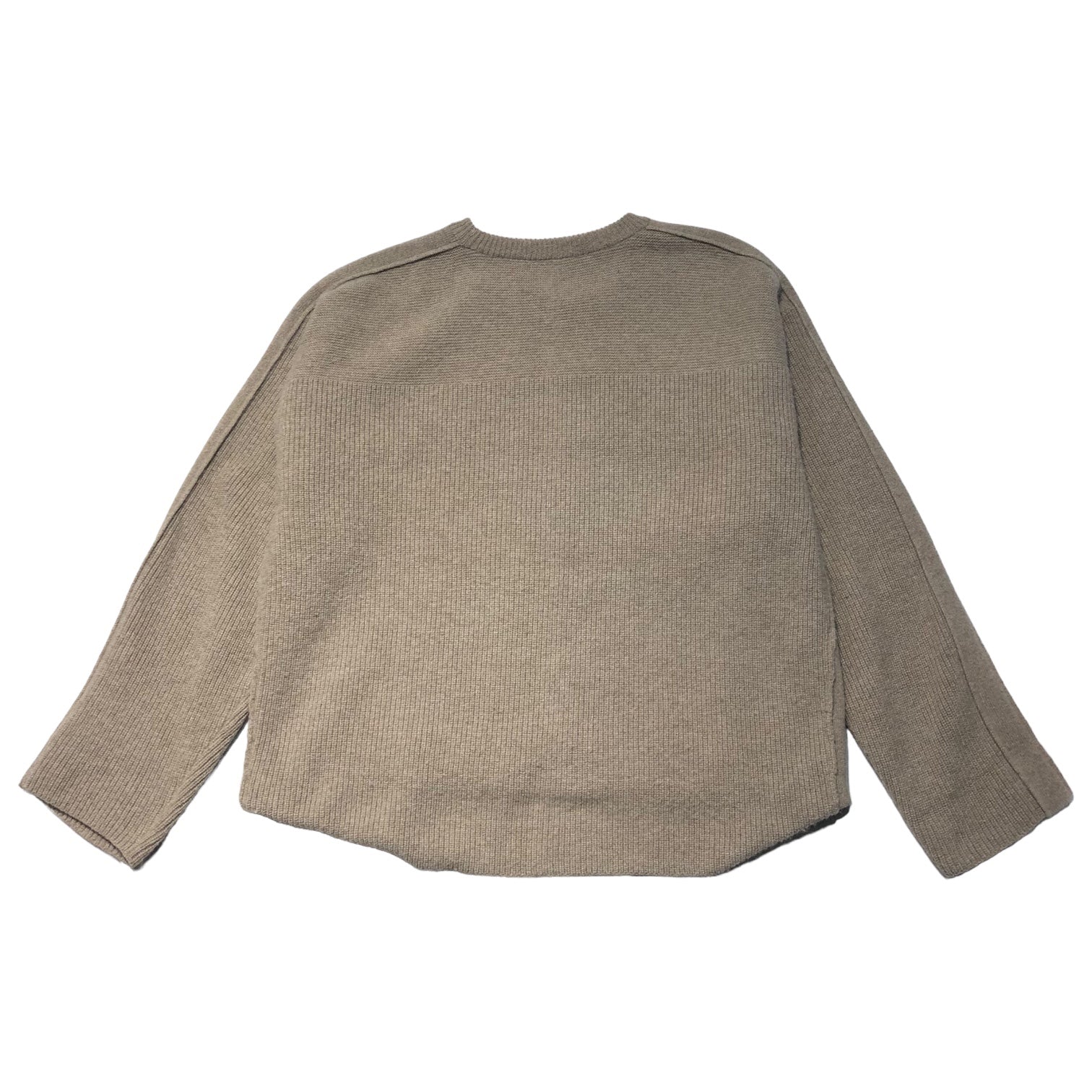 YOKE(ヨーク) 19AW 7G ALPACA WOOL CARDIGAN RIB STITCH KNIT アルパカ ウール カーディガン リブ ステッチ ニット YK19AW0065S S アイボリー 参考定価39,600円(税込)