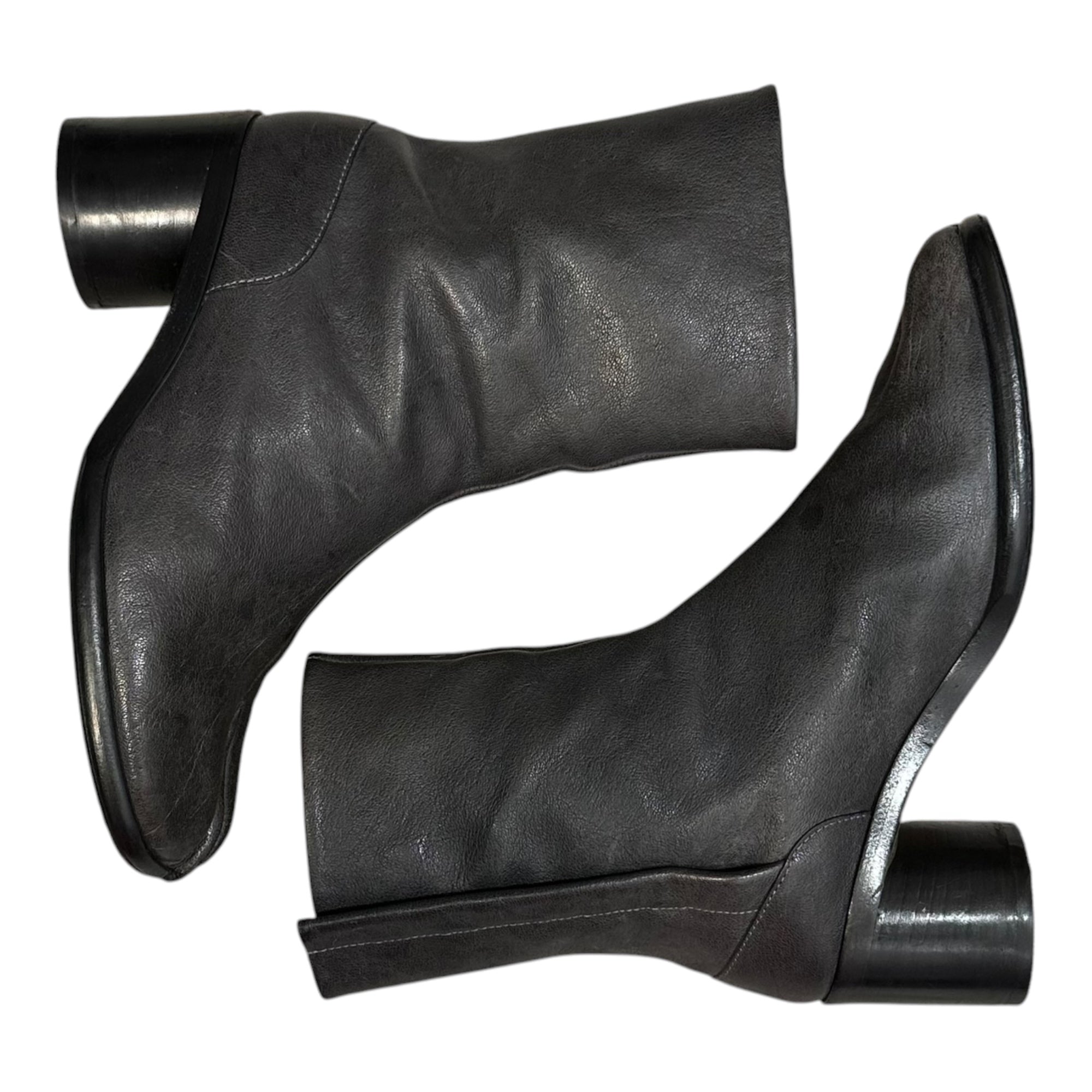 MAISON MARGIELA(メゾンマルジェラ) TABI ANKLE BOOTS H60 足袋 アンクル ブーツ 6cm 41 チャコールグレー タビ