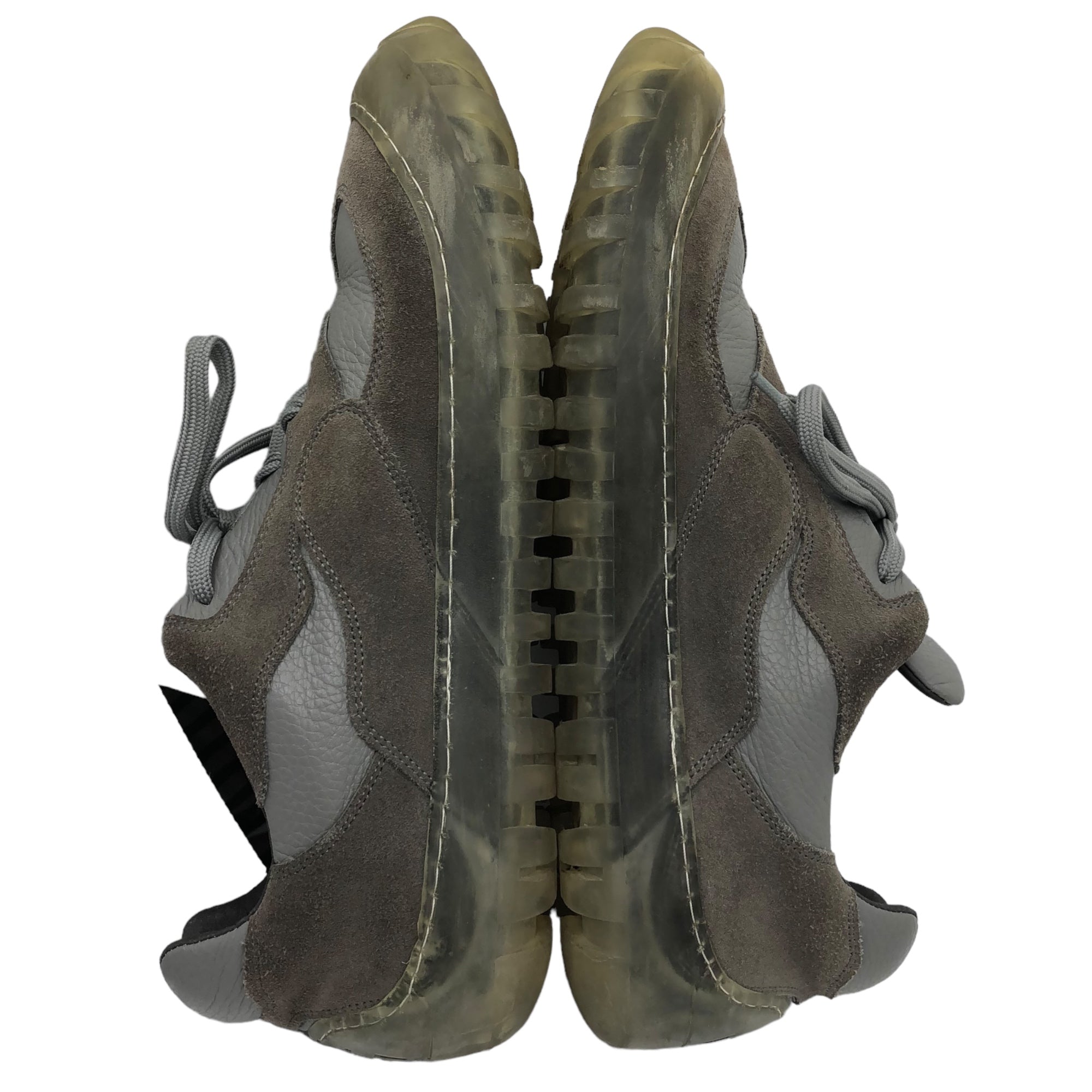 A-COLD-WALL(アコールドウォール) Strand 180 スウェード レザー クリアソール 厚底 パネル ローカット スニーカー テック 44(28cm程度) グレー