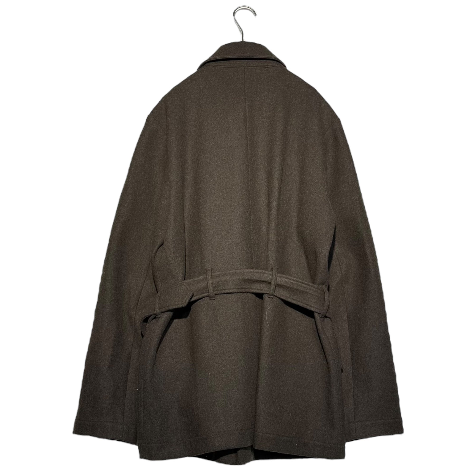 PAUL SMITH(ポールスミス) デザイン ウール ハーフコート L ブラウン