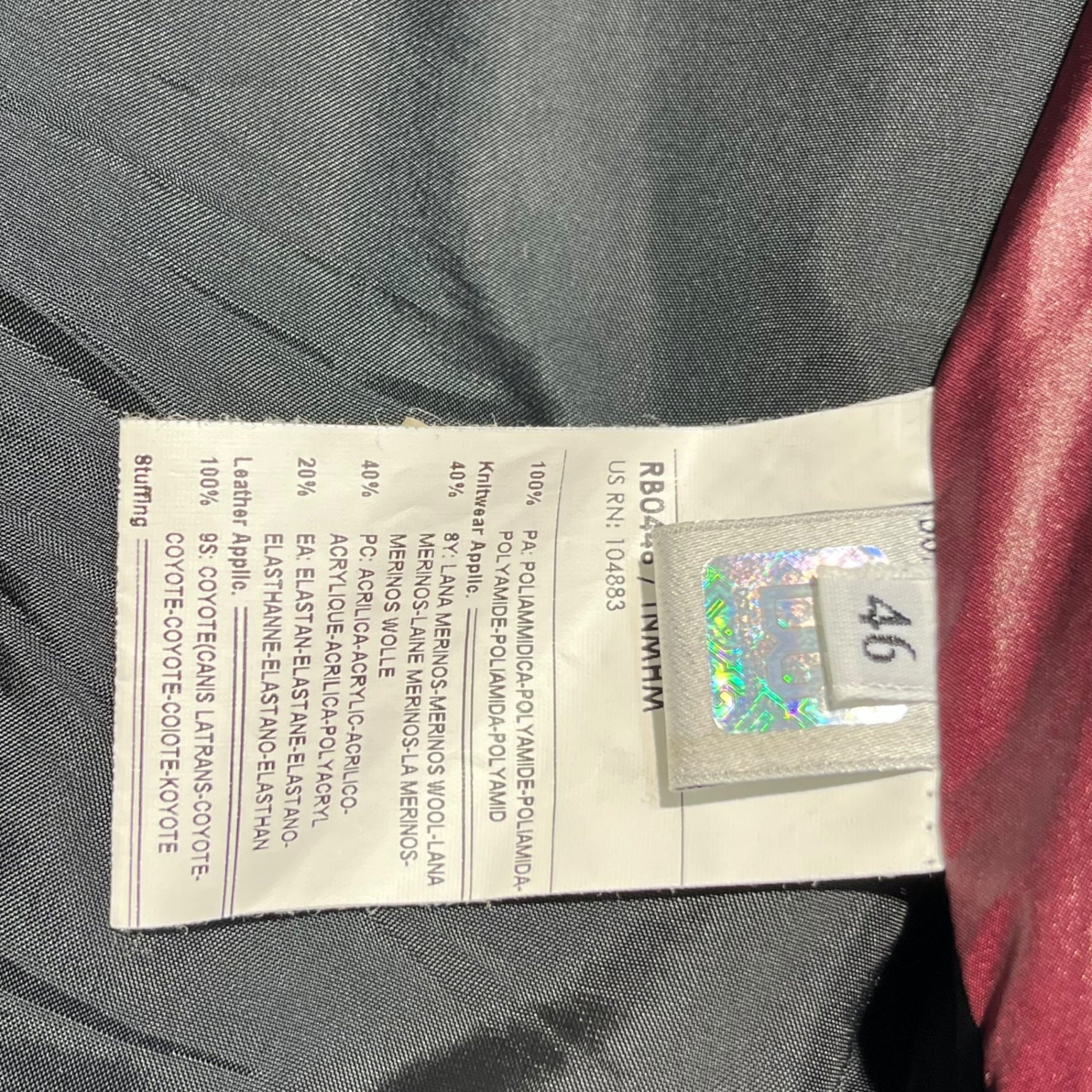 D&G(ディー&ジー ドルガバ ドルチェ&ガッバーナ) 00's Multicolor Hooded Fur Paddet Jacket マルチカラー フーデット ファー付 中綿 ジャケット RB0446 46(M程度) マルチカラー