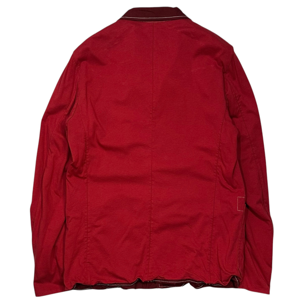 COMME des GARCONS HOMME(コムデギャルソンオム) 2011SS Cotton Reversible Stitched Coverall コットン リバーシブル ステッチ カバーオール HG-J049 L レッド AD2010