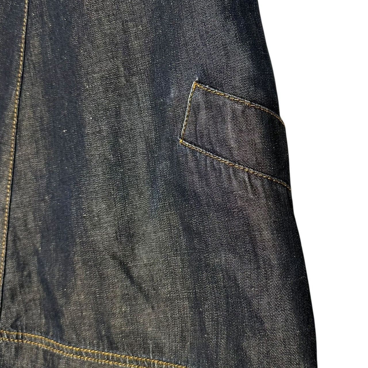 MARNI(マルニ) Front pocket Trapezoid Denim Skirt フロントポケット 台形 デニム スカート W13GOJDO01HM0TCP65 38(M程度) インディゴ