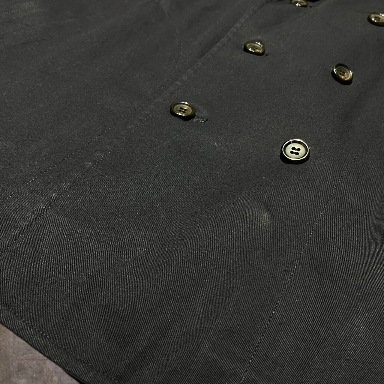 COMME des GARCONS HOMME PLUS(コムデギャルソンオムプリュス) 80'sコットンダブルジャケット PJ-111020 表記なし(XL程度) ネイビー AD表記なし