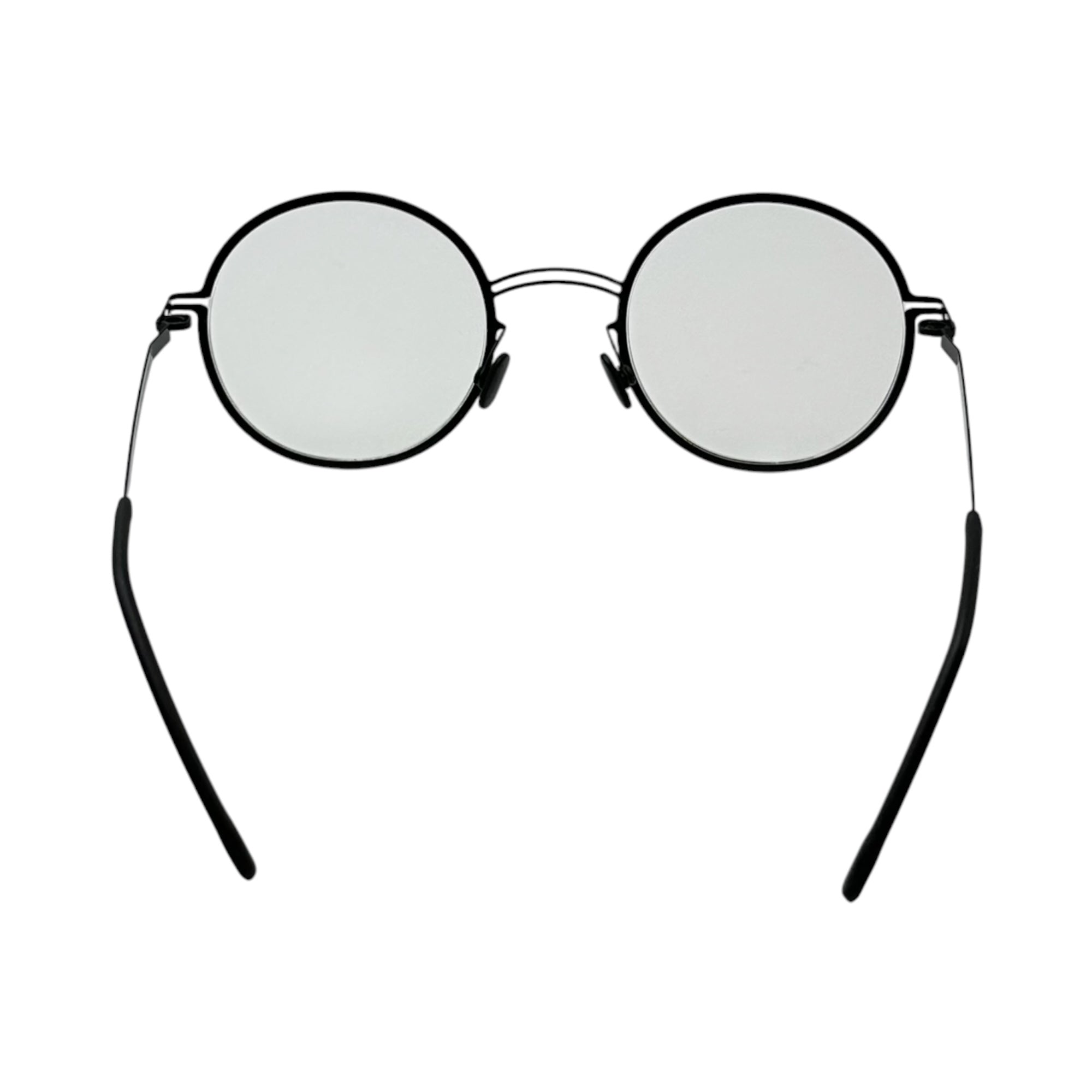 MYKITA(マイキータ) STUDIO 6.4 col.340 ラウンド型 眼鏡 48□28-135 ブラック×ホワイト メガネ
