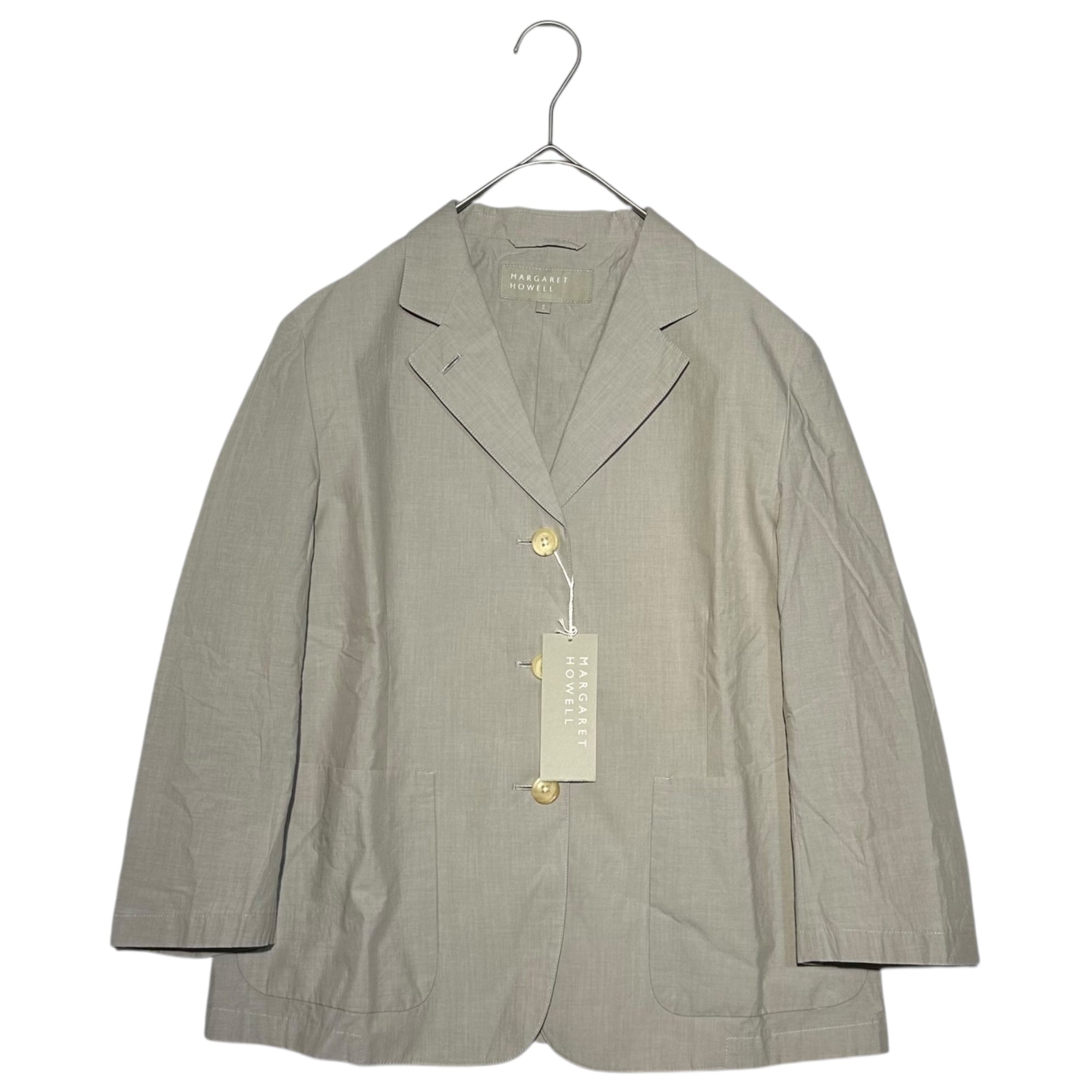 MARGARET HOWELL(マーガレットハウエル) Cotton Casual Jacket コットン カジュアル ジャケット 578-5220001 2(M程度) グレー