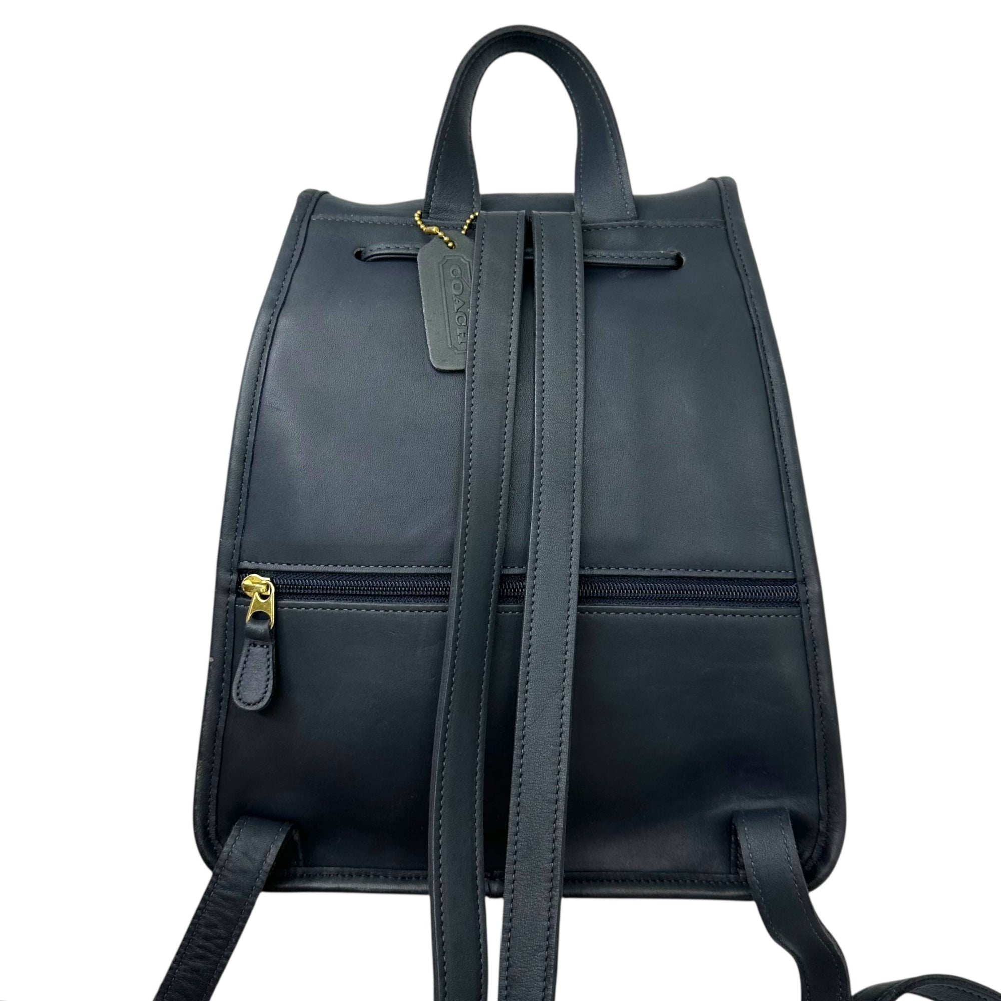 OLD COACH(オールドコーチ) Leather backpack レザー リュック 9791 ダークネイビー