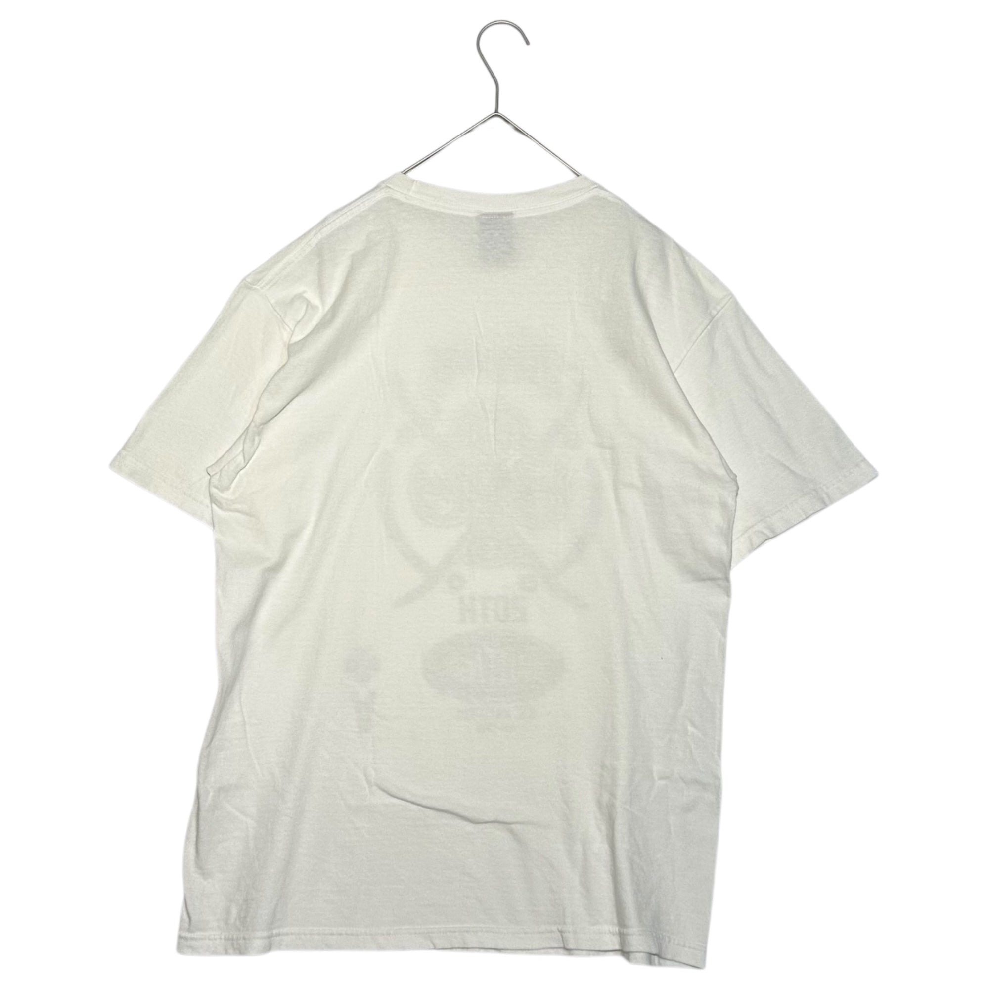 STUSSY×CHALLENGER(ステューシー×チャレンジャー) W-NAME ”spade” S/S TEE ダブルネーム スペード プリント 半袖 Tシャツ M ホワイト コラボ