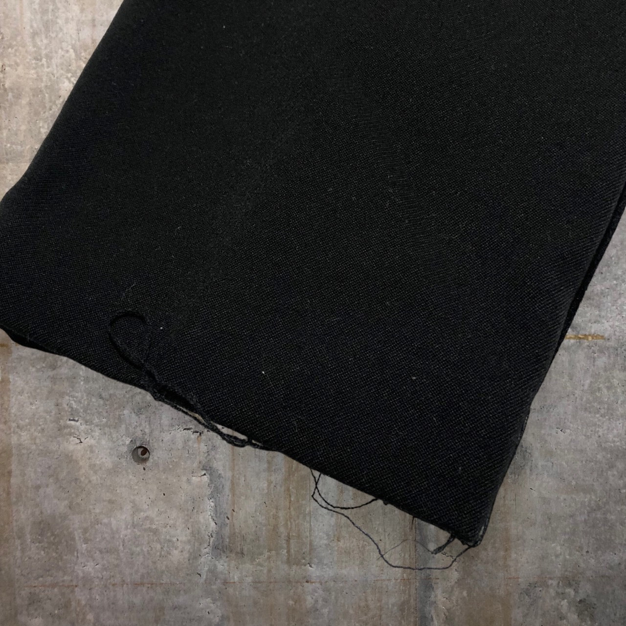 UNUSED(アンユーズド) 18AW WOOL EASY PANTS/ウールイージーパンツ UW0689 2 ブラック