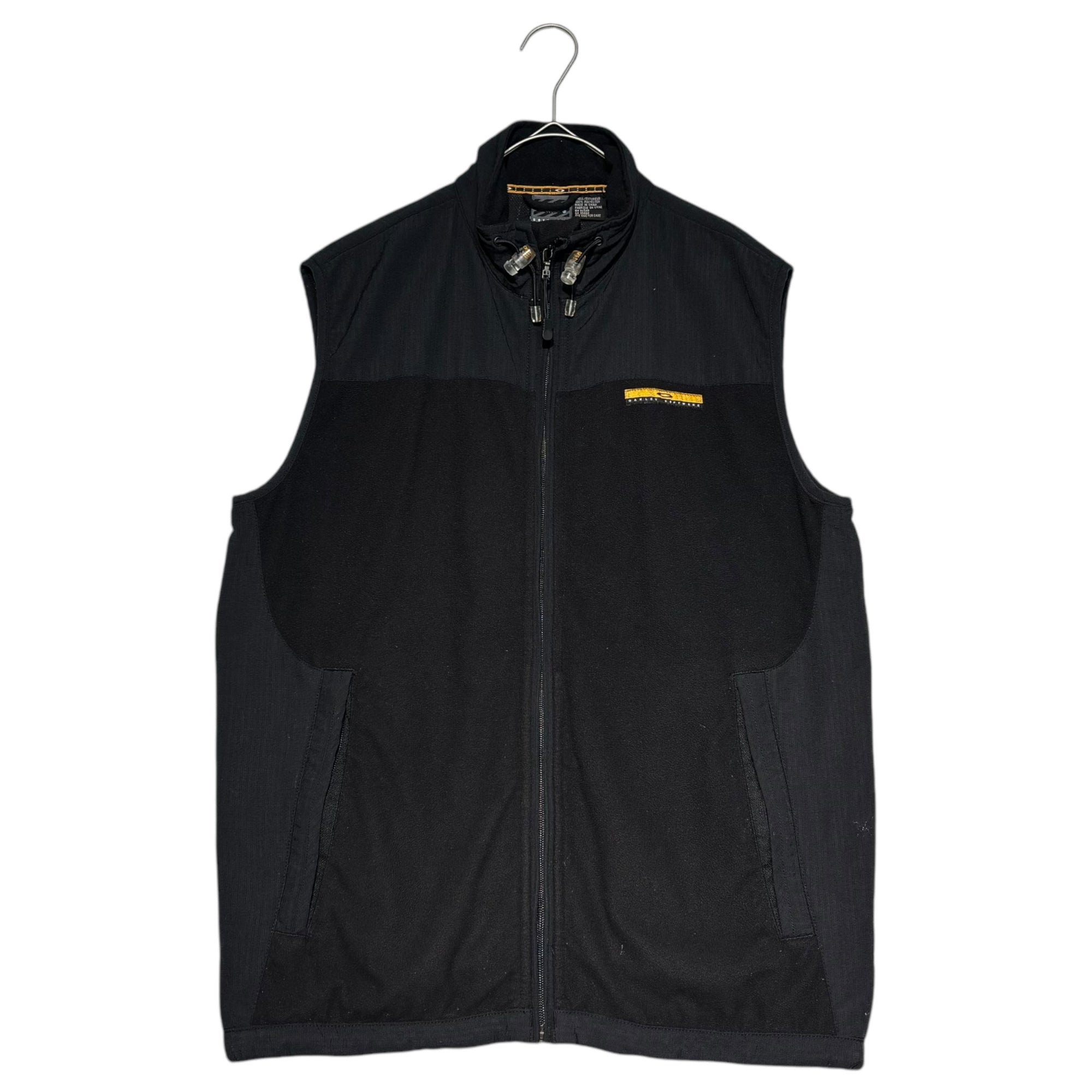 OAKLEY(オークリー) 00's SOFTWARE Switching Fleece Vest 切替 フリース ベスト M ブラック Y2K テック