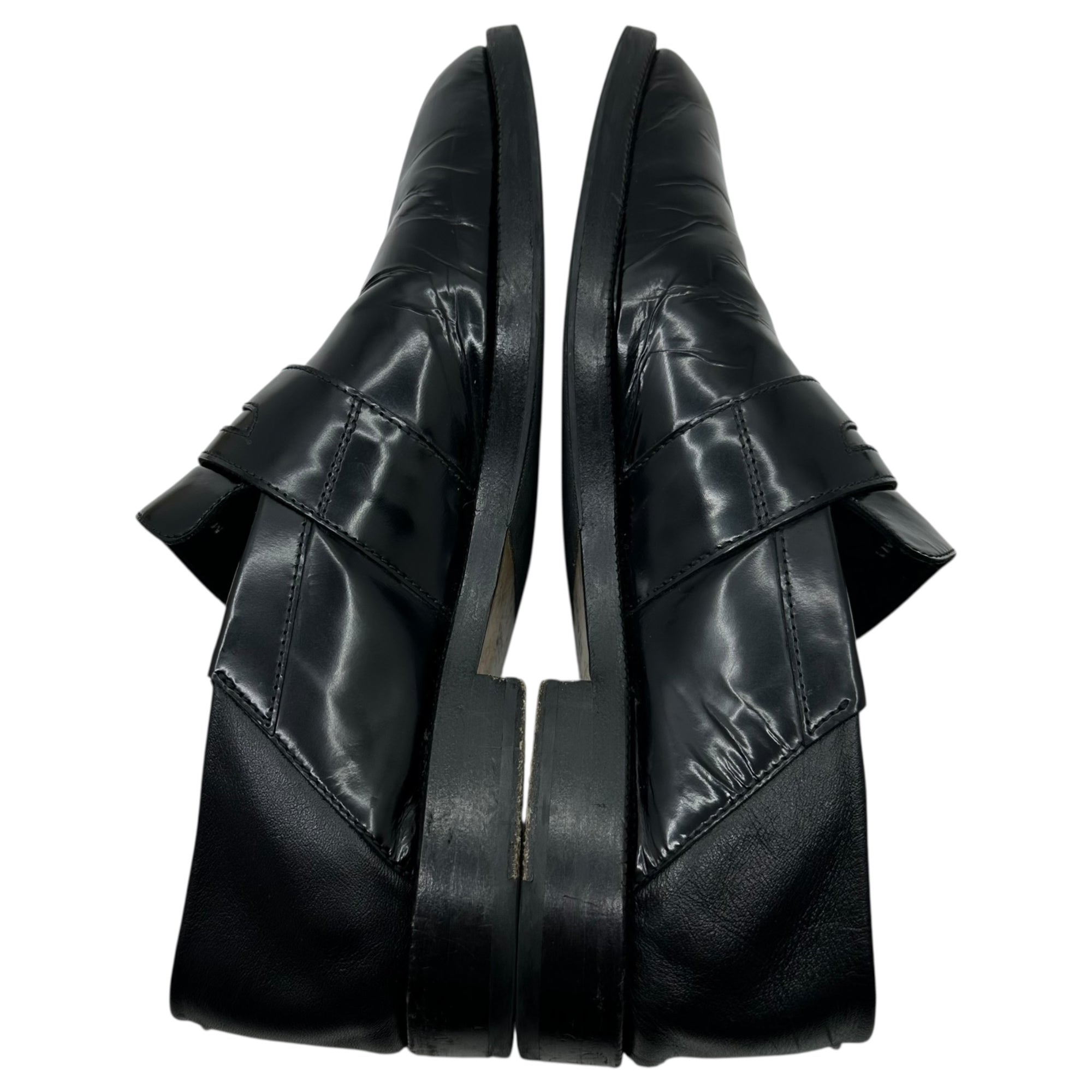 MAISON MARGIELA(メゾンマルジェラ) TABI Loafers - High-Shine Leather 足袋 ローファー 39(24.5~25.0cm程度) ブラック