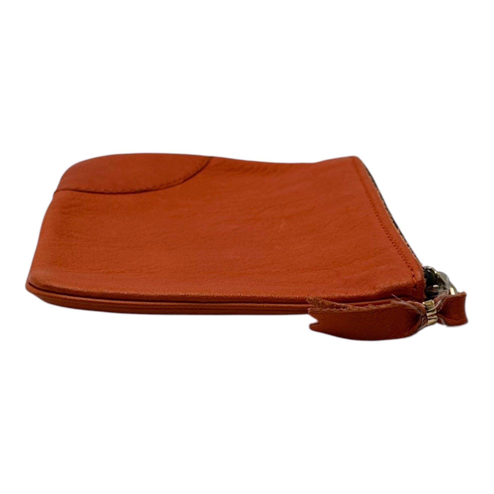 COMME des GARCONS(コムデギャルソン) WASHED WALLET ZIP POUCH ウォッシュド ウォレット ジップ ポーチ SA8100WW FREE オレンジ