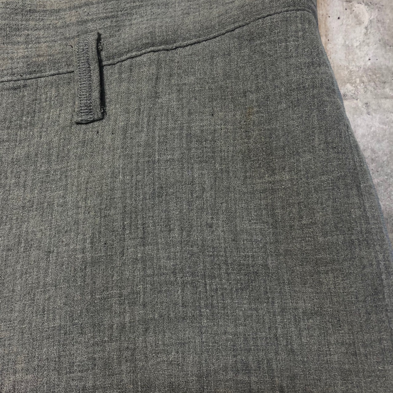 i.s. ISSEY MIYAKE(アイエス イッセイミヤケ) 90’s cotton wide half pants/コットンワイドハーフパンツ IS 41-FF044 M(メンズサイズ) グレー