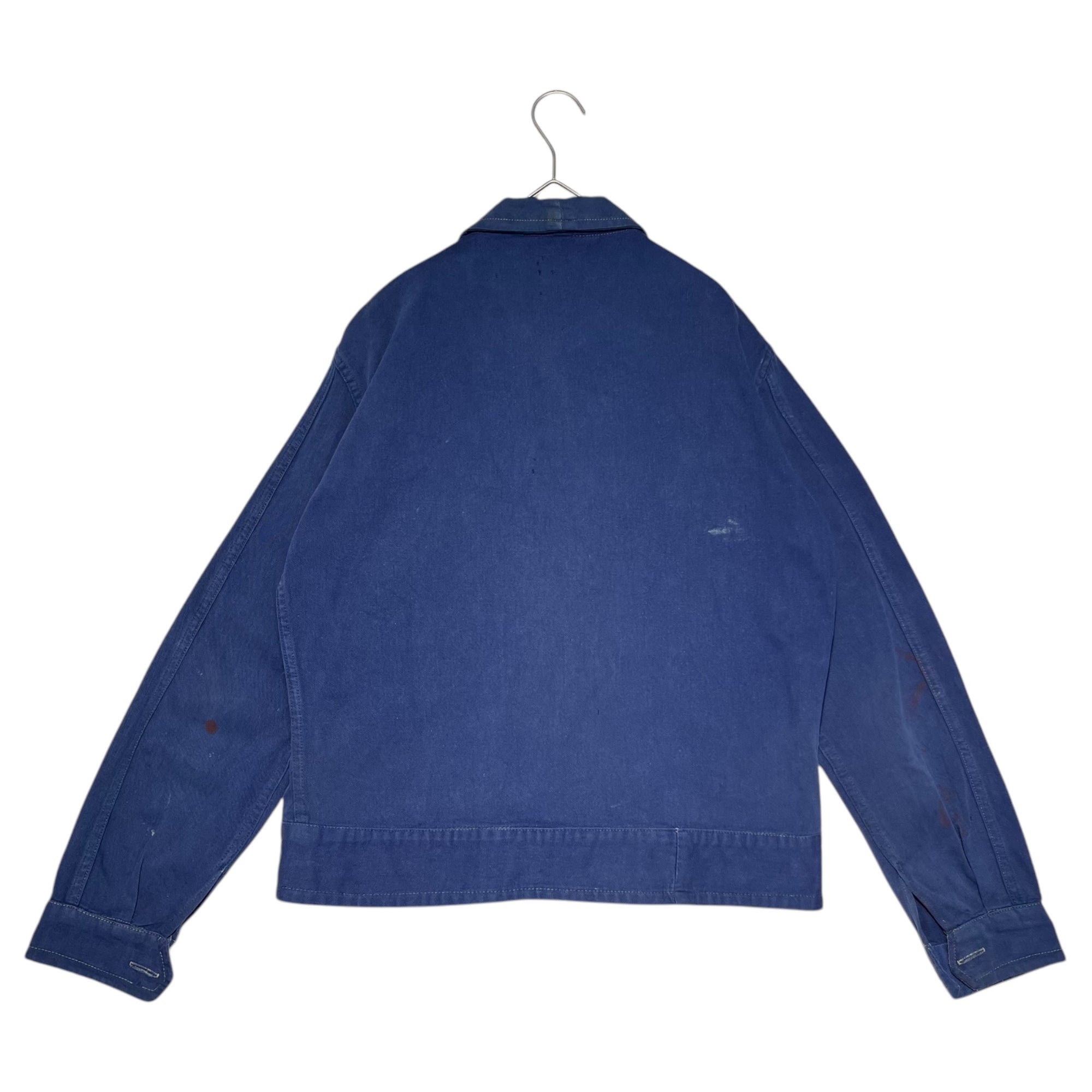 Euro vintage(ヨーロッパヴィンテージ) VINTAGE TRUCKER WORK JACKET ヴィンテージ トラッカー ワーク ジャケット LM9311 46 ブルー CAPRIATESE製 Cartiere Saci