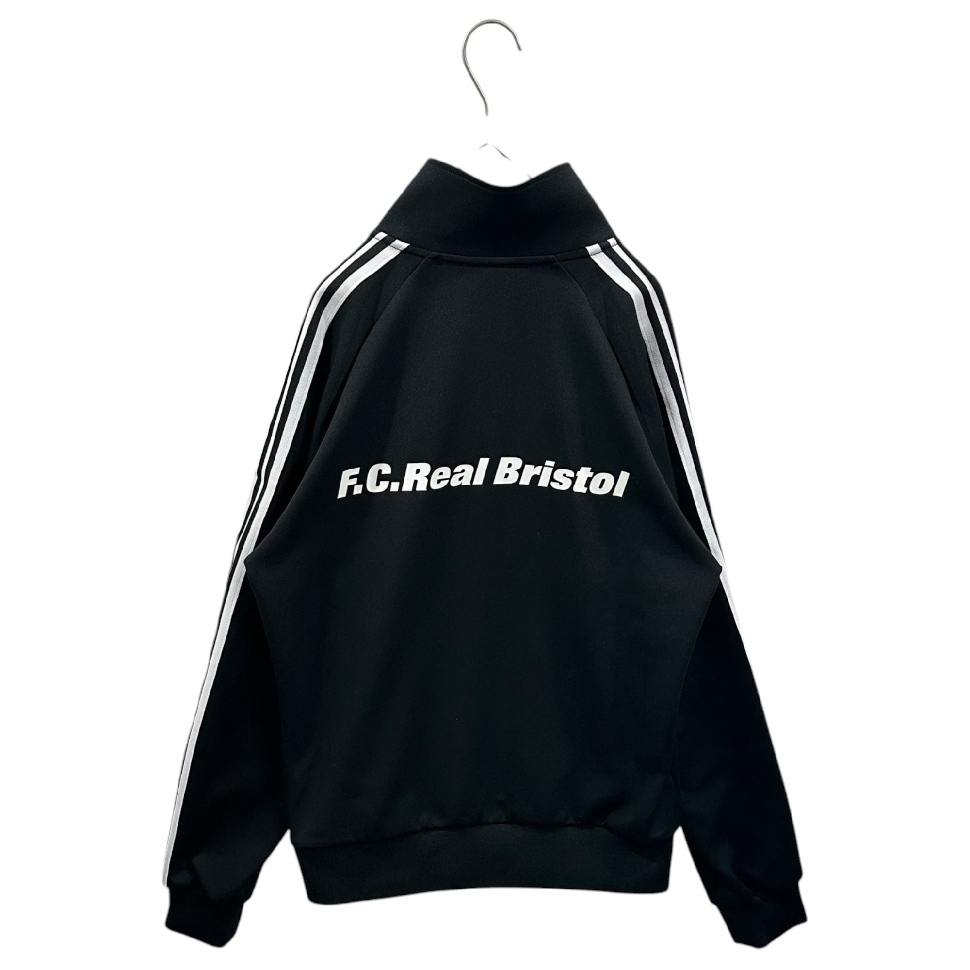 F.C.Real Bristol FCRB(エフシーレアルブリストル) 2024SS TRAINING TRACK JACKET トレーニング トラック ジャケット FCRB-240012 S ブラック×ホワイト 参考定価26,400円(税込)