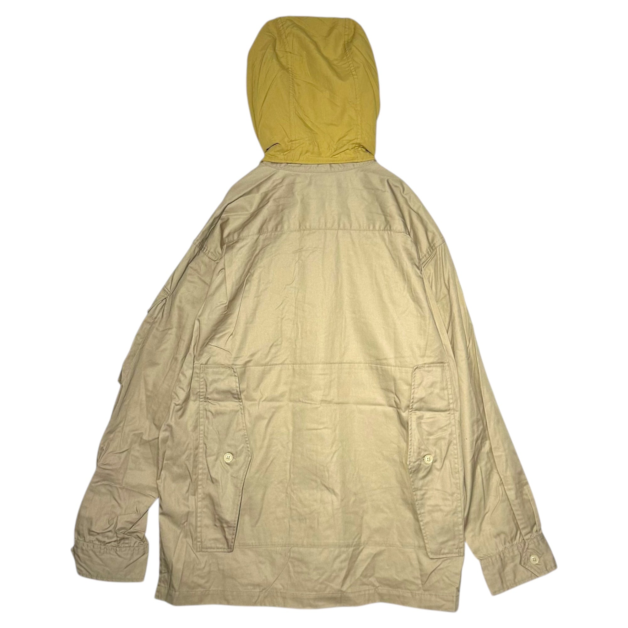 Engineered Garments(エンジニアードガーメンツ) Fishing Over shirt フィッシング オーバー シャツ S ベージュ フーデット フード パーカー ジャケット