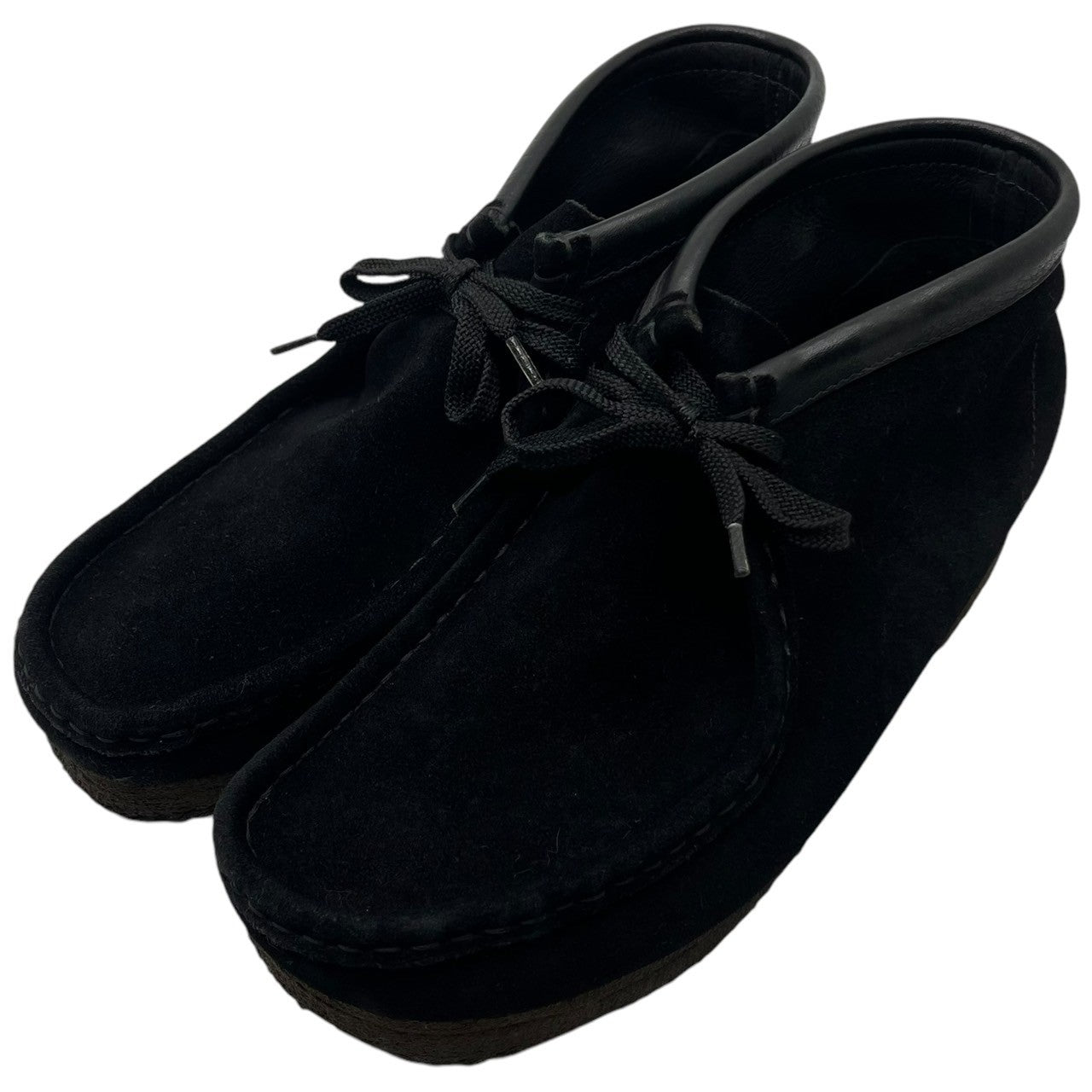clarks(クラークス) Wallabee black suede ワラビー ブラック スウェード ブラック モカシン ブーツ レザー シューズ