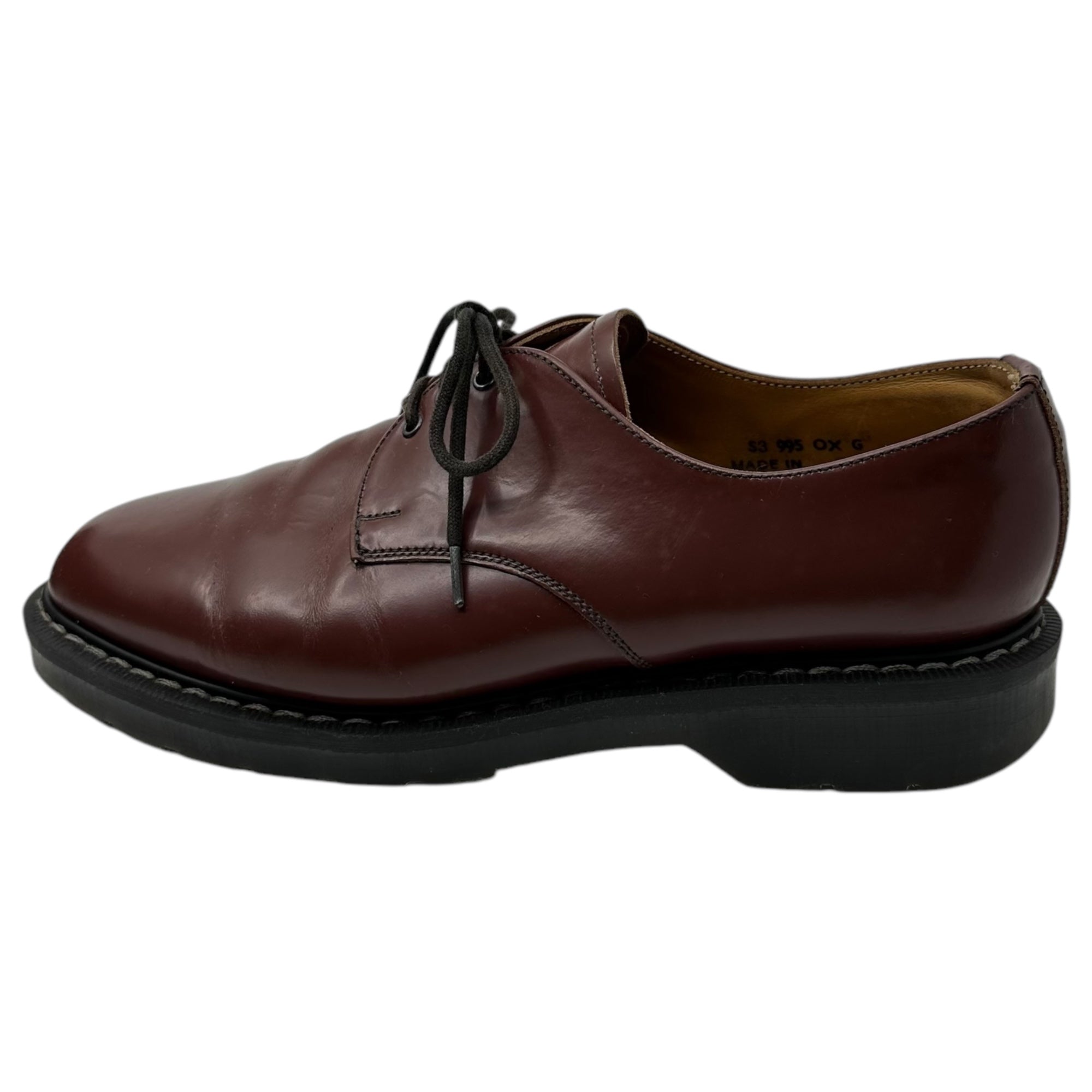 SOLOVAIR(ソロヴェアー) England made Oxblood Hi-Shine Gibson Shoe オックスフォード ハイシャイン レザー ギブソン シューズ 995 8(27cm程度) ブラウン 3 Eye 3ホール レザー 2488