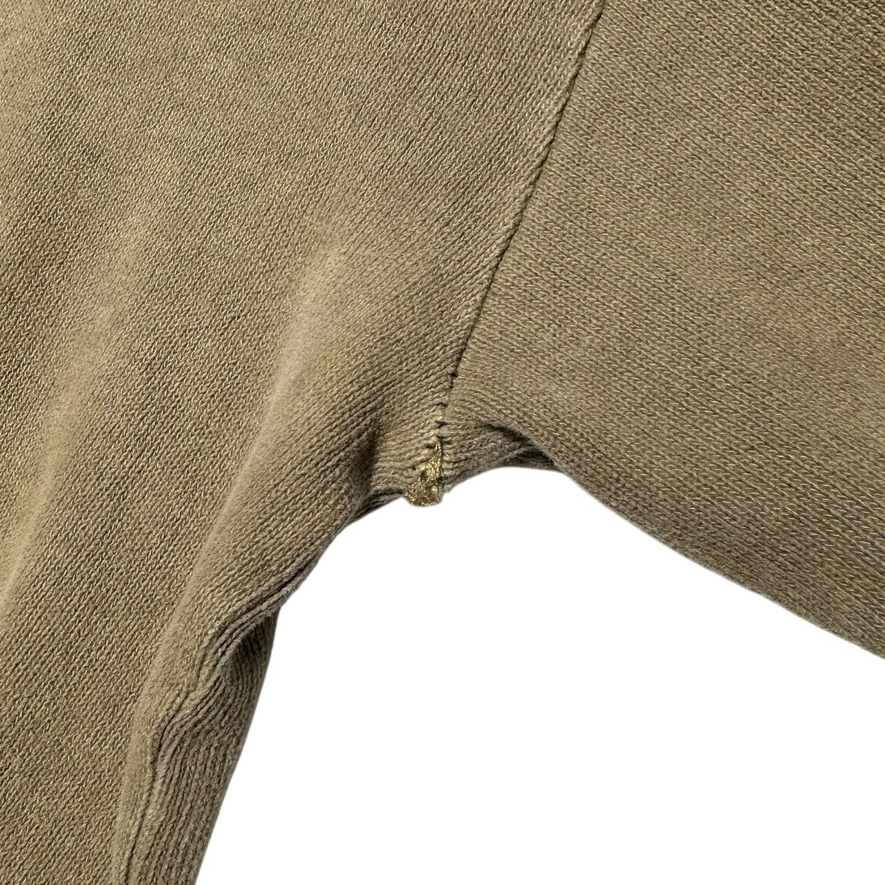 STONE ISLAND(ストーンアイランド) 98AW Half-Zip & Button Sweatshirt Pullover Shirt ハーフジップ&ボタン スウェット プルオーバー シャツ 29156E43 L ベージュ 90's 90年代 アーカイブ