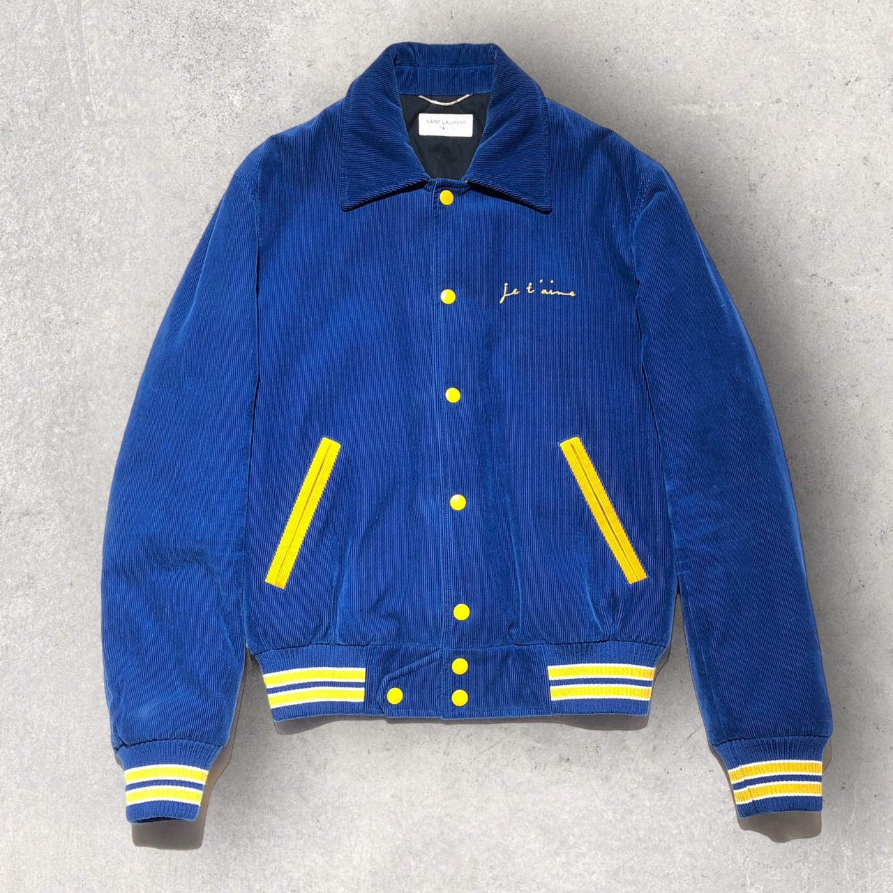 Saint Laurent(サンローラン) 17AWコーデュロイブルゾン 485686 Y006R 44(Mサイズ程度) ブルー