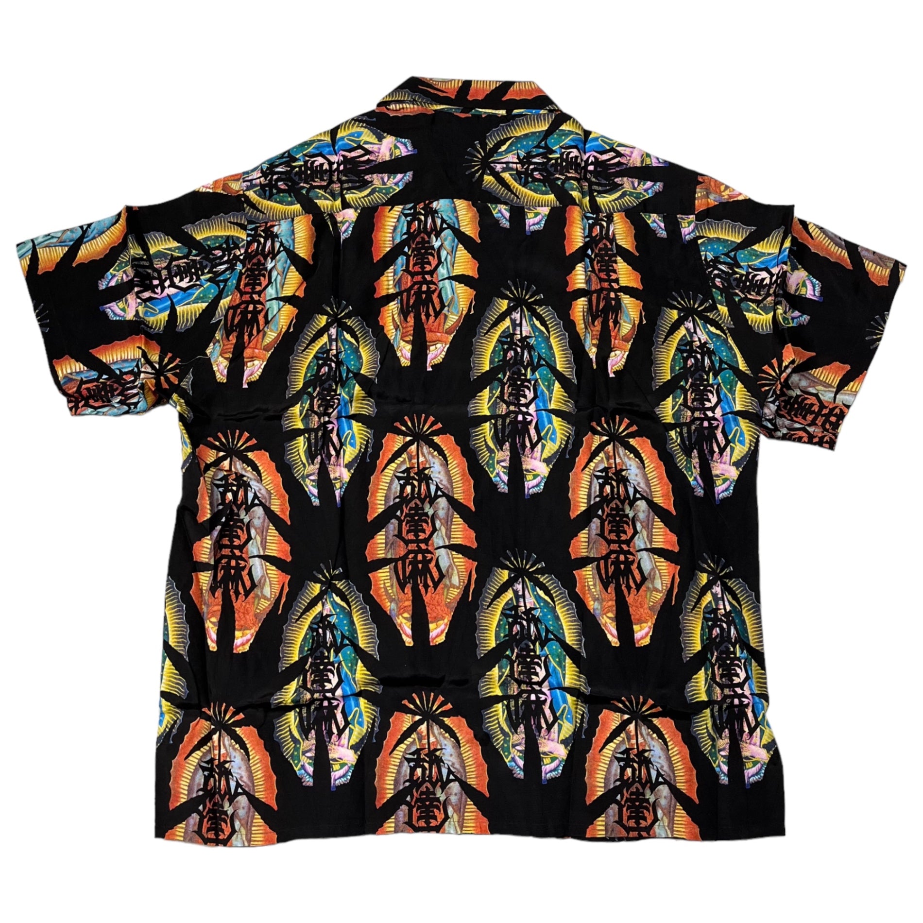 WACKO MARIA(ワコマリア) 21SS ×BUDSPOOL HAWAIIAN SHIRT TYPE 1 NMD-WM-HI02-C XL ブラック×マルチカラー 未使用品 舐達磨