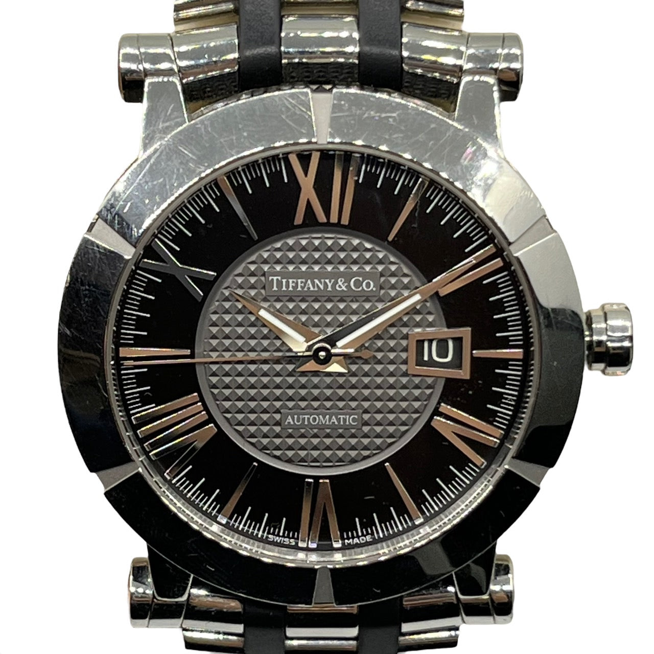 TIFFANY & CO.(ティファニー) アトラス ジェント/アナログ腕時計/自動巻き Z1000.70.12A.10A00A 文字盤:ブラック 箱/ギャランティー/領収書付き