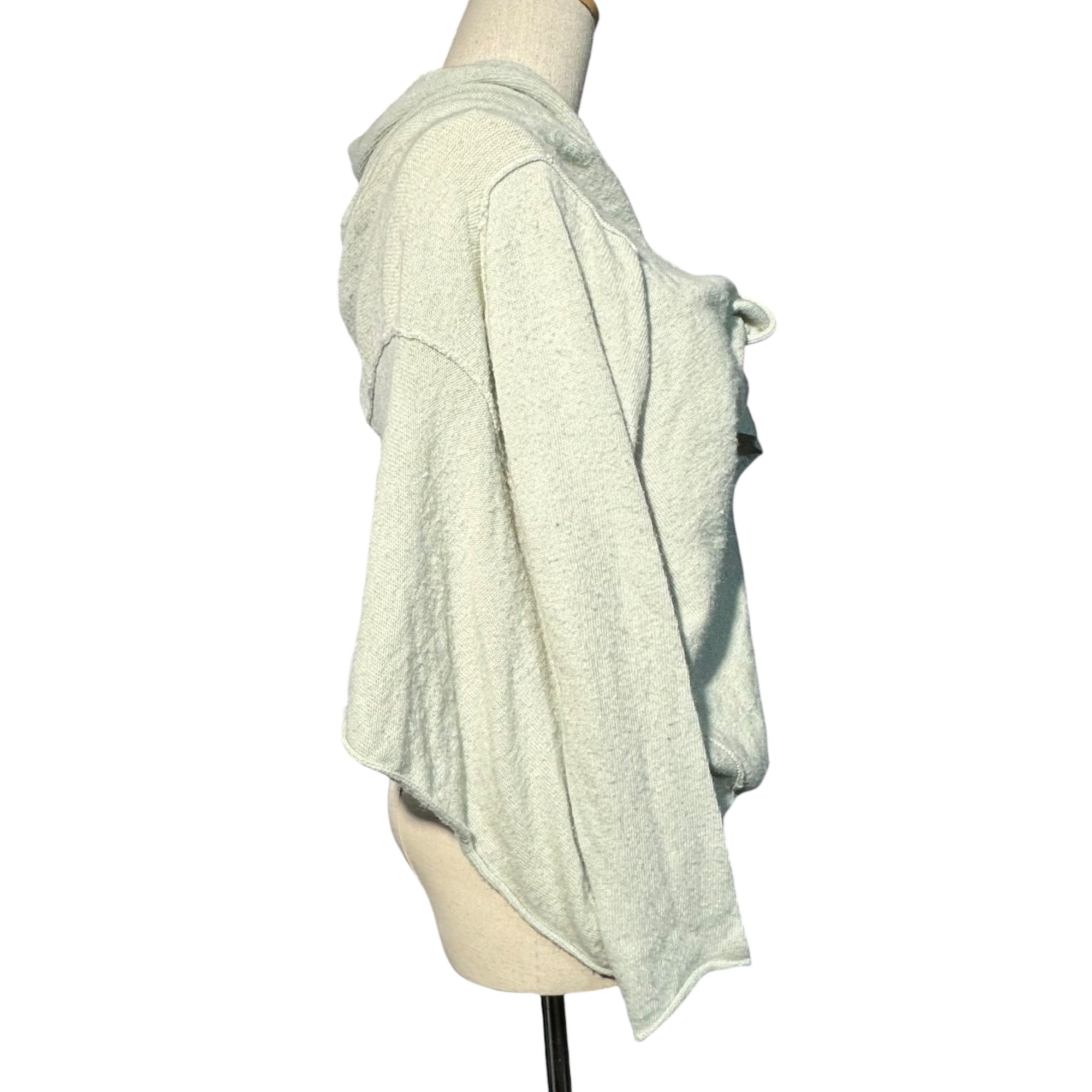 Y's(ワイズ) Frill Asymmetrical Nylon Knit フリル アシンメトリー ナイロン ニット YR-K16-670 2 ミント