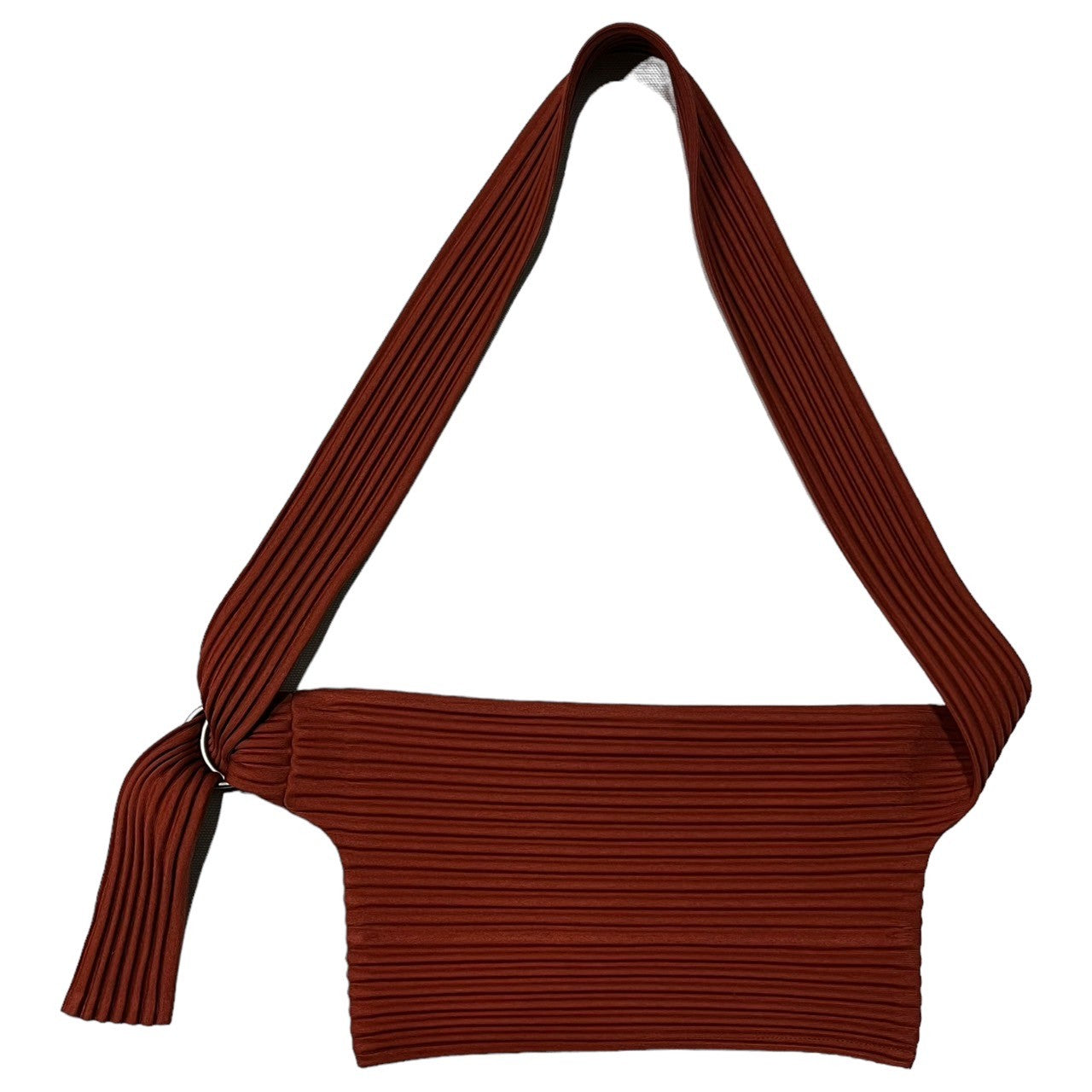 PLEATS PLEASE(プリーツプリーズ) pleated shoulder bag プリーツ ショルダーバッグ PP94-AG591 ブリックカラー(レンガ色)