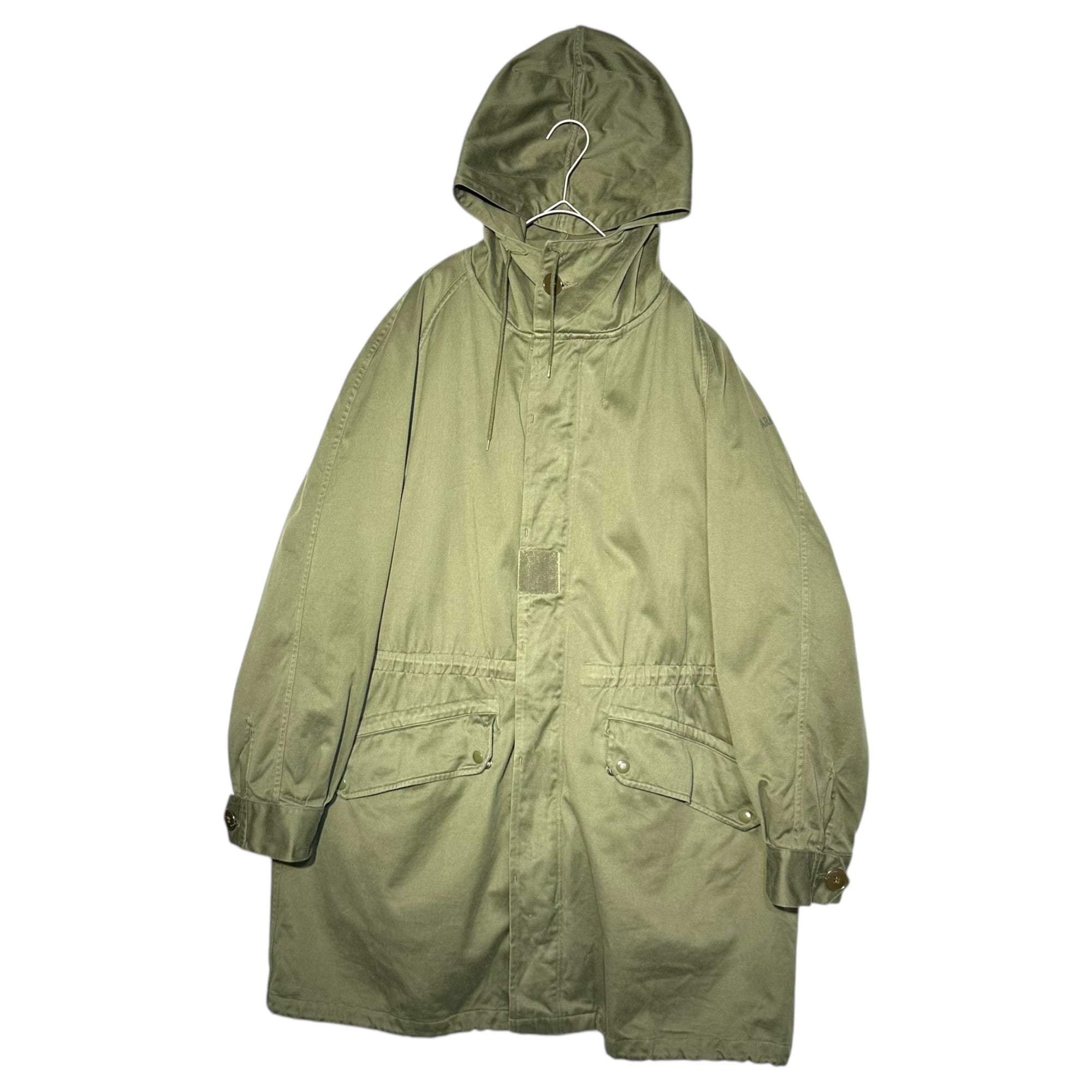 FRENCH MILITARY(フランス軍) 70's M-64 "WAREIN" FIELD PARKA ワレイン社 フィールド パーカー モッズ コート ライナー付 92C(XL程度) オリーブ 1974年製 70年代 ヴィンテージ
