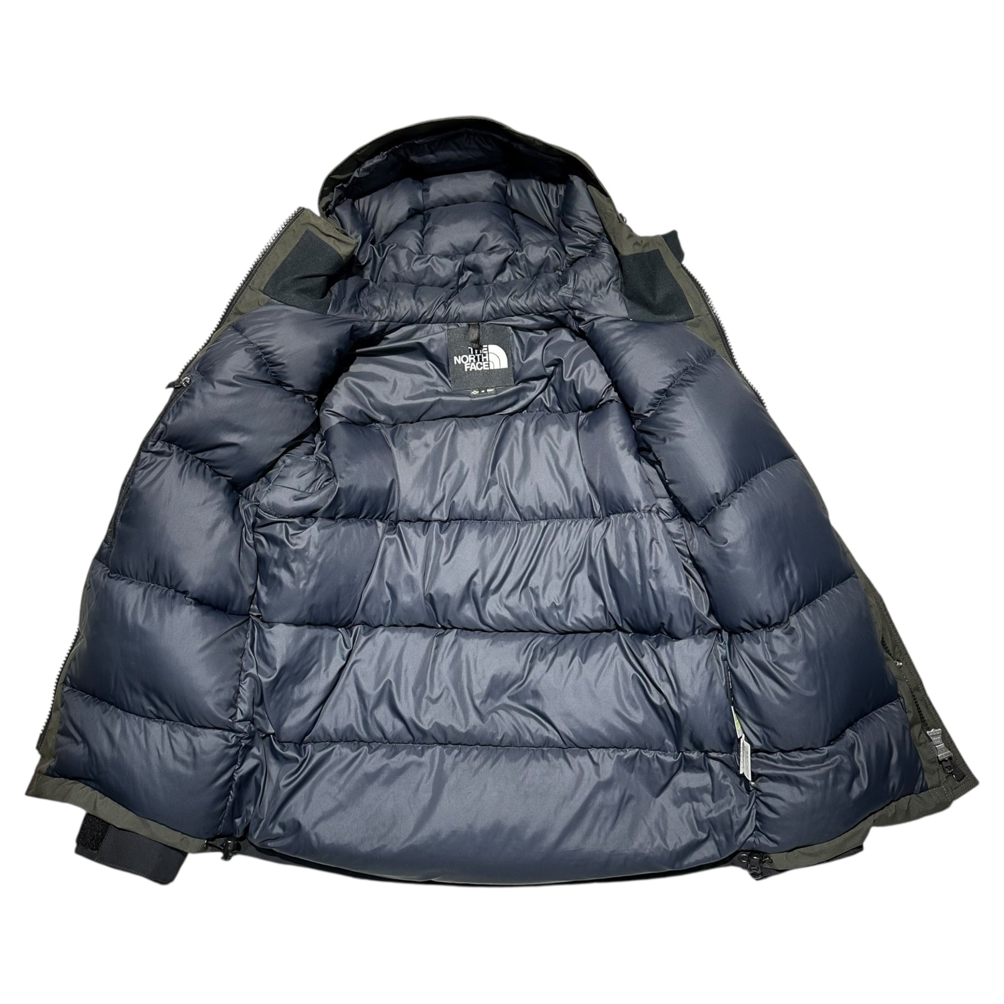 THE NORTH FACE(ノースフェイス) Mountain Down Jacket マウンテン ダウン ジャケット ND91737 S カーキ×ブラック アウトドア