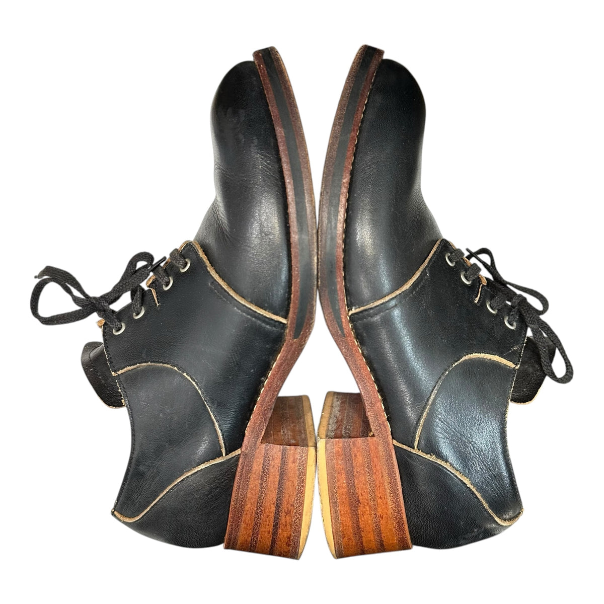 tricot COMME des GARCONS(トリココムデギャルソン) Plain-Toe Leather Shoes プレーントゥ レザー シューズ 23.5cm ブラック