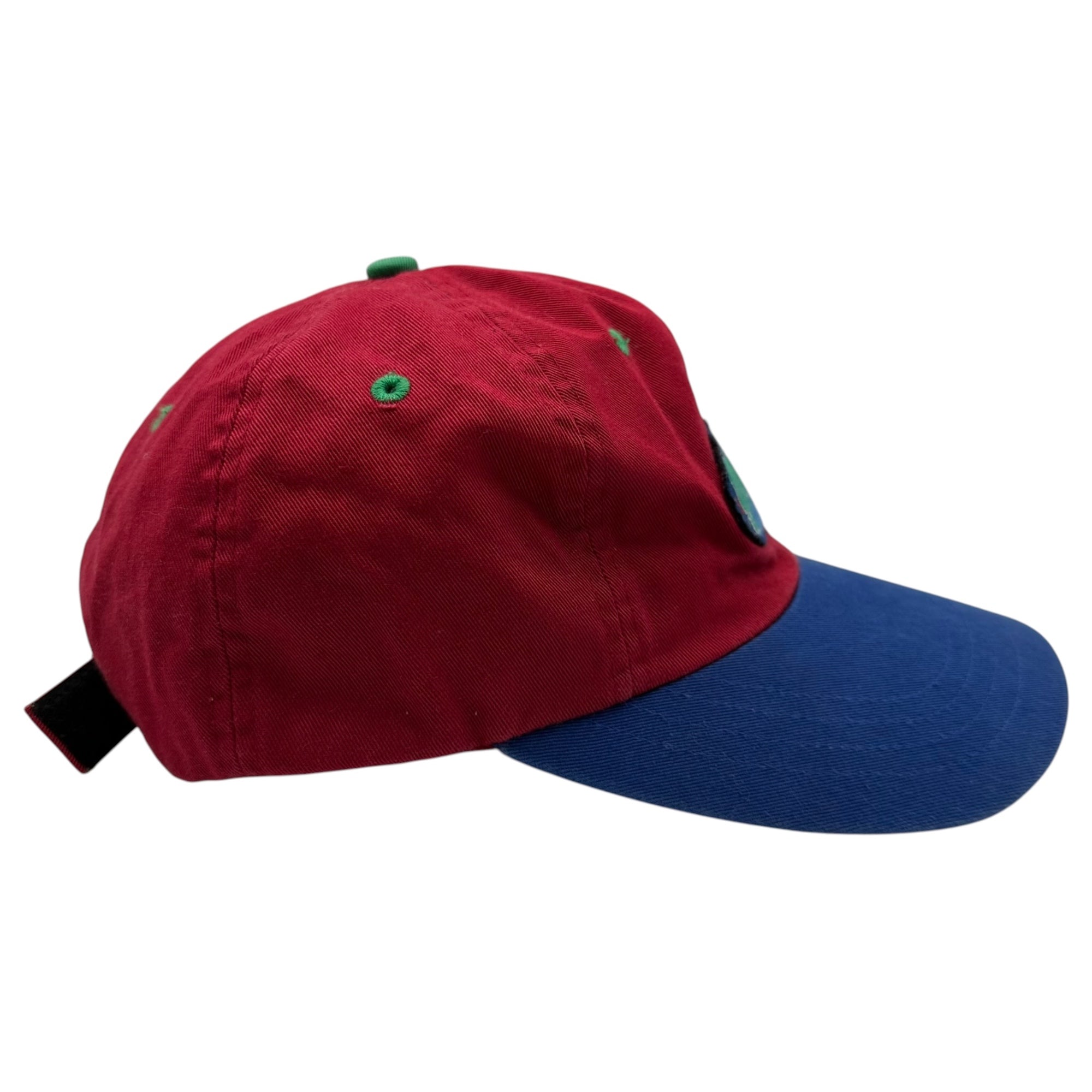POLO RALPH LAUREN(ポロラルフローレン) 90's~00's Logo Patch Cap ロゴ ワッペン キャップ レッド×ブルー 90年代~00年代 ヴィンテージ
